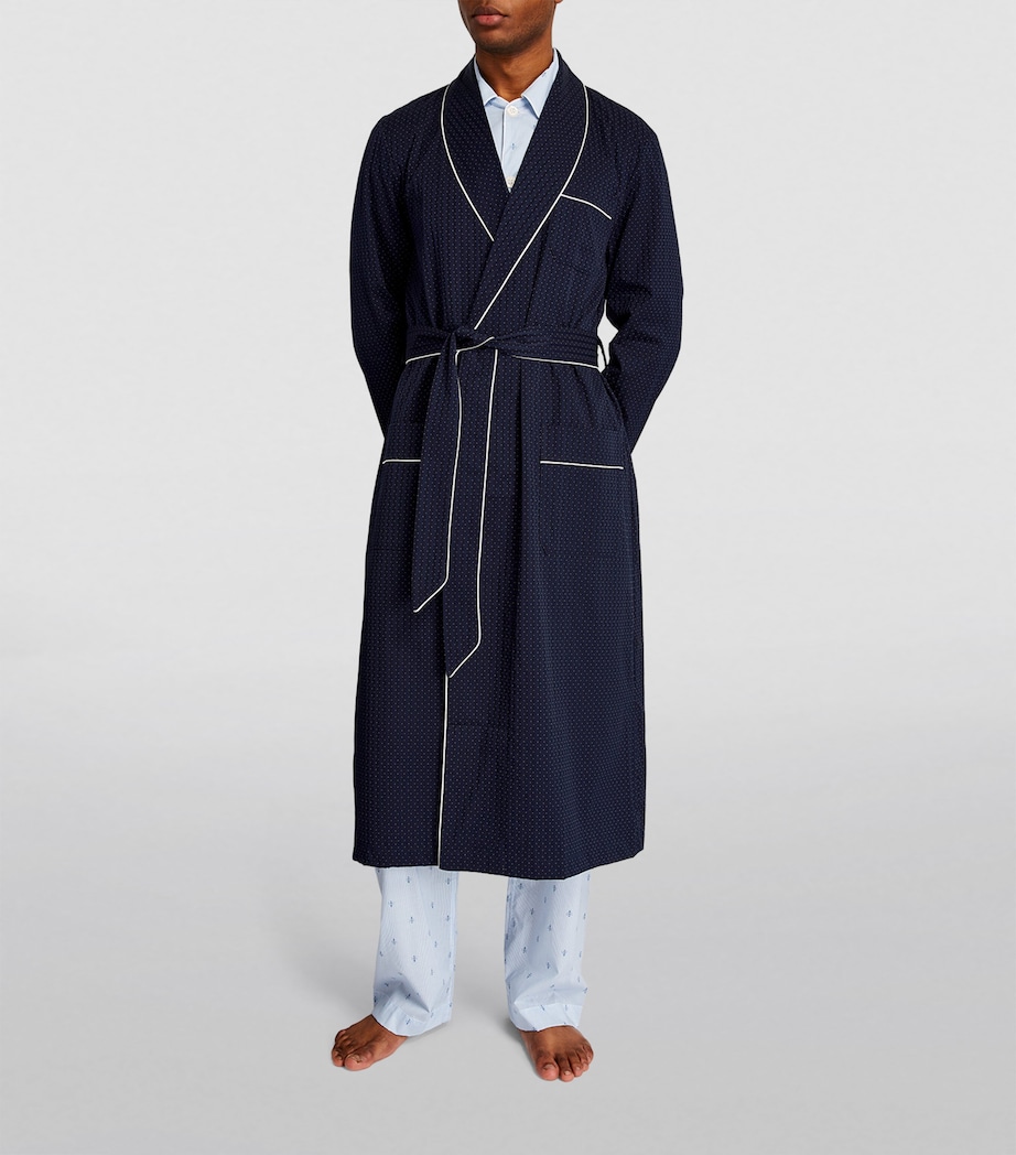 Royal 40 Piped Robe NAVY Image 2