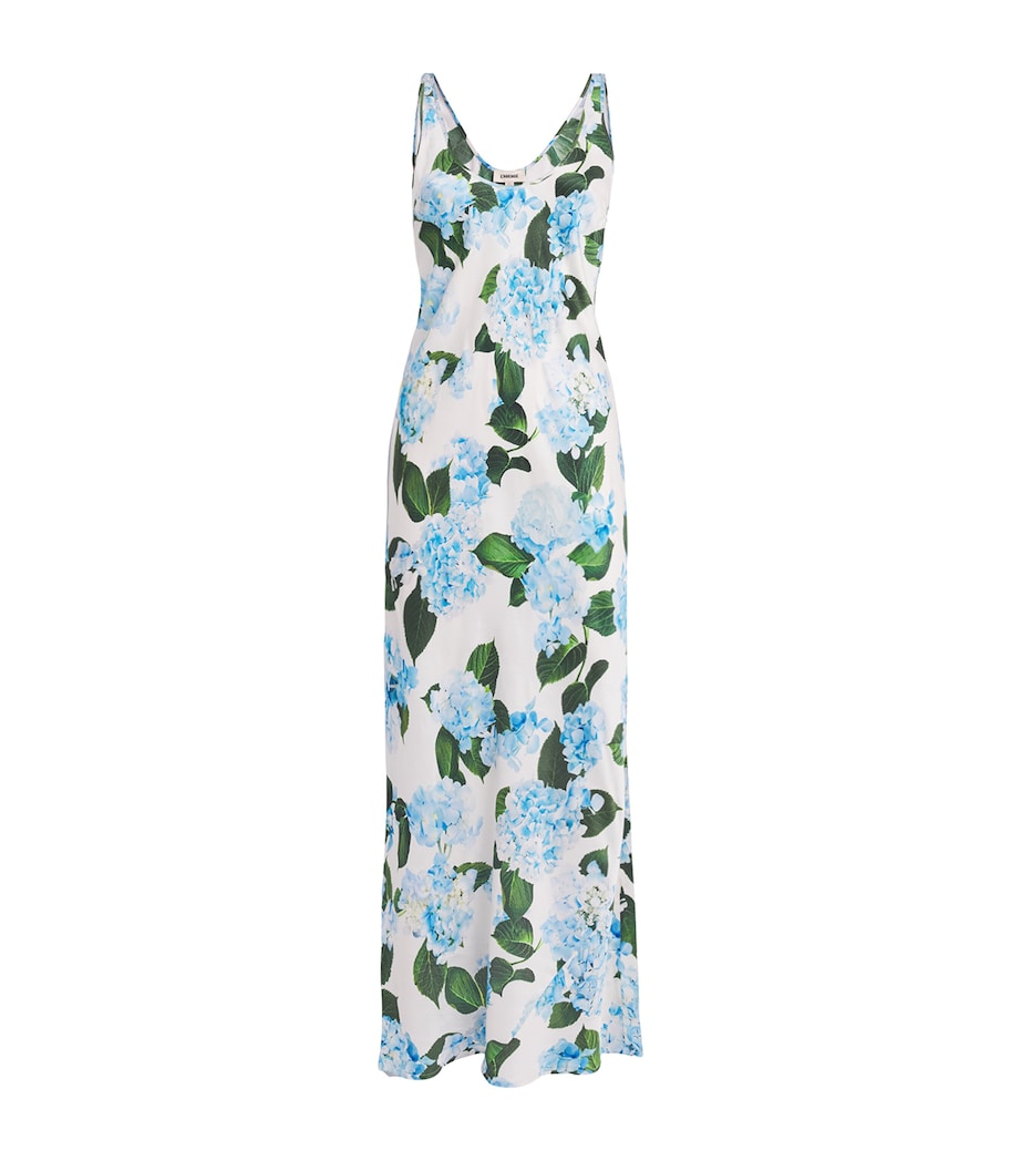Floral Akiya Maxi Dress 61120HHX IVRY/LT BLE Image 1