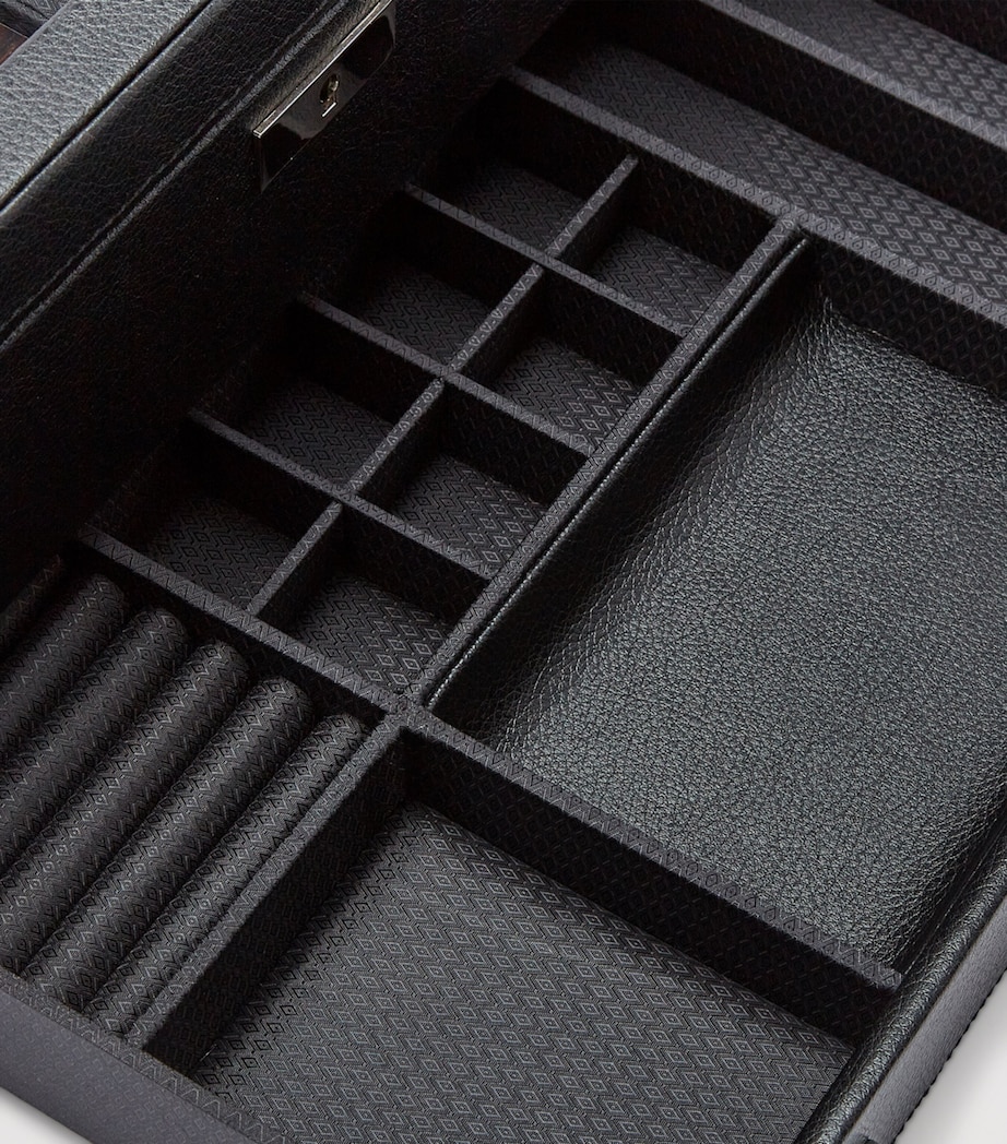 Vegan Leather Roadster Watch Box BLACK Image 6