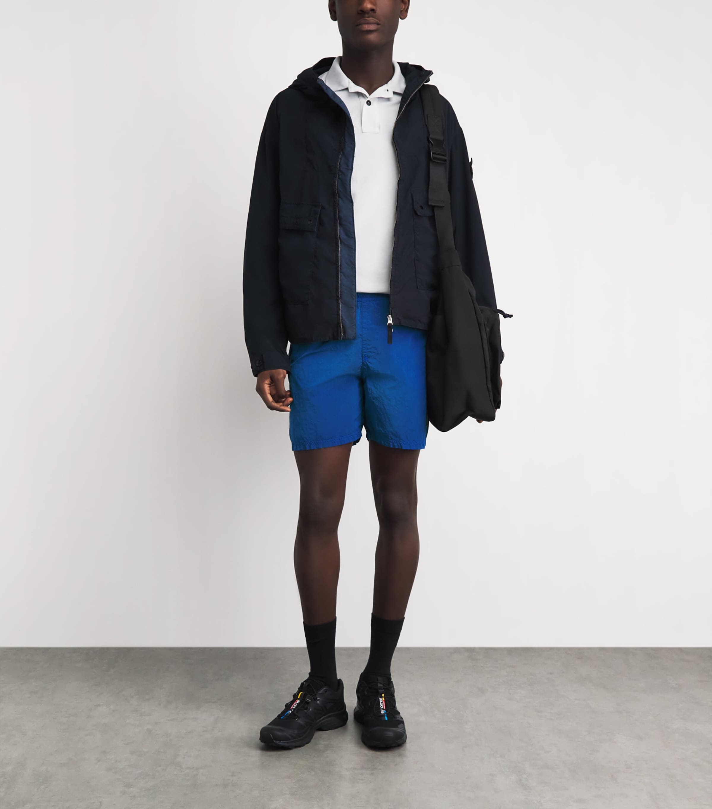 Stone Island Mens Recycled Logo Swim Shorts Image 2