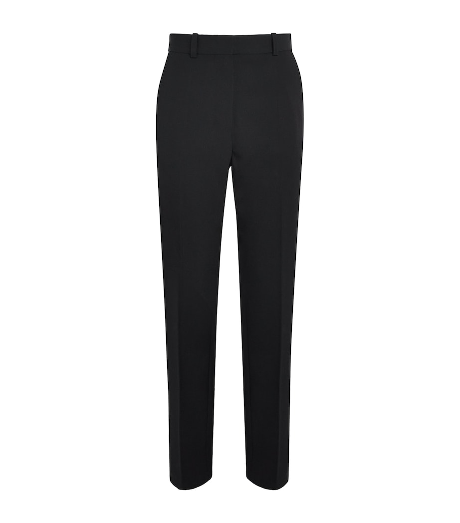 Wool Norma Tailored Trousers 990 BLACK Image 1