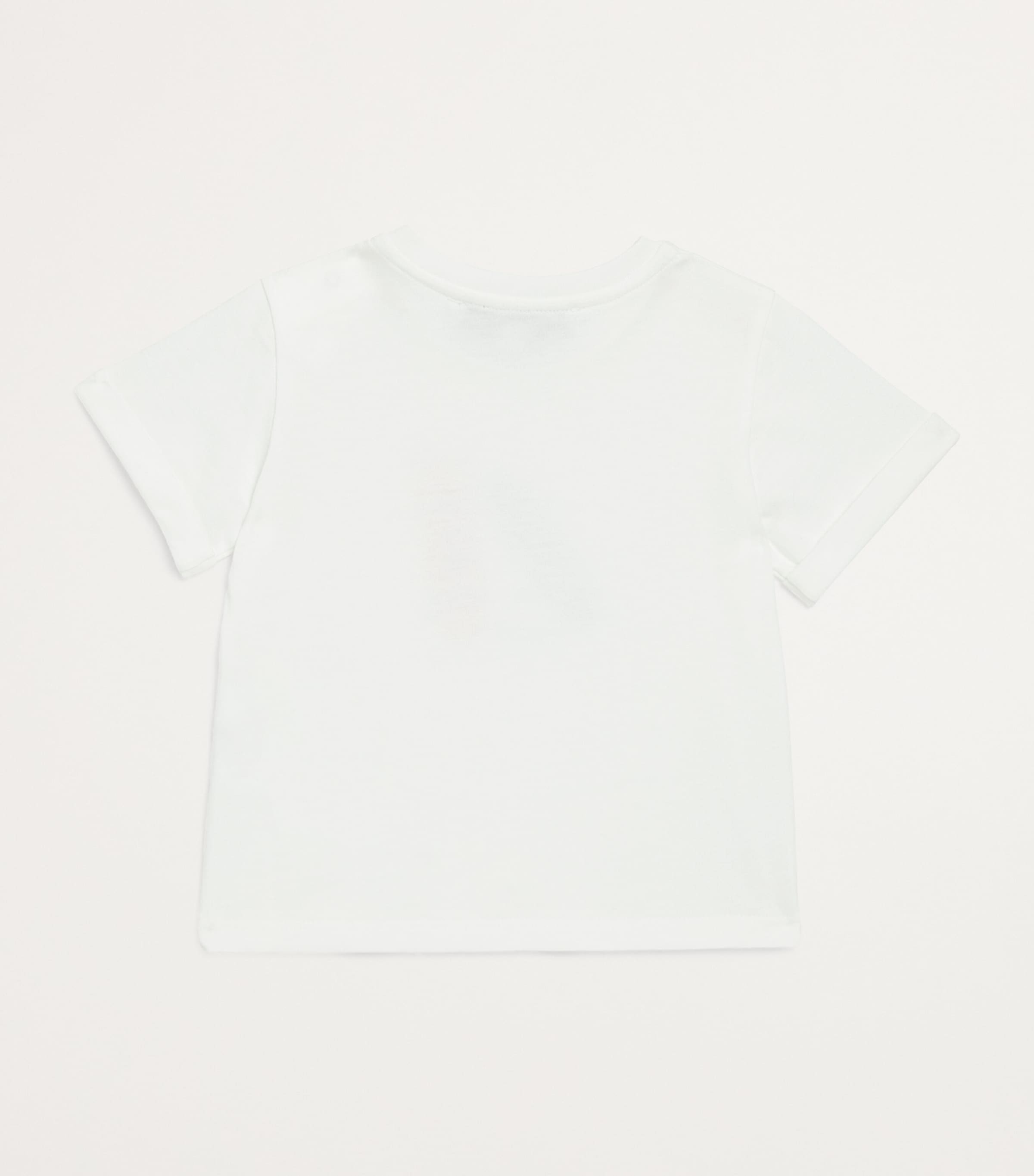 Tartine et Chocolat Skateboard Graphic T-Shirt (3-36 Months) Spicy Orange Image 2