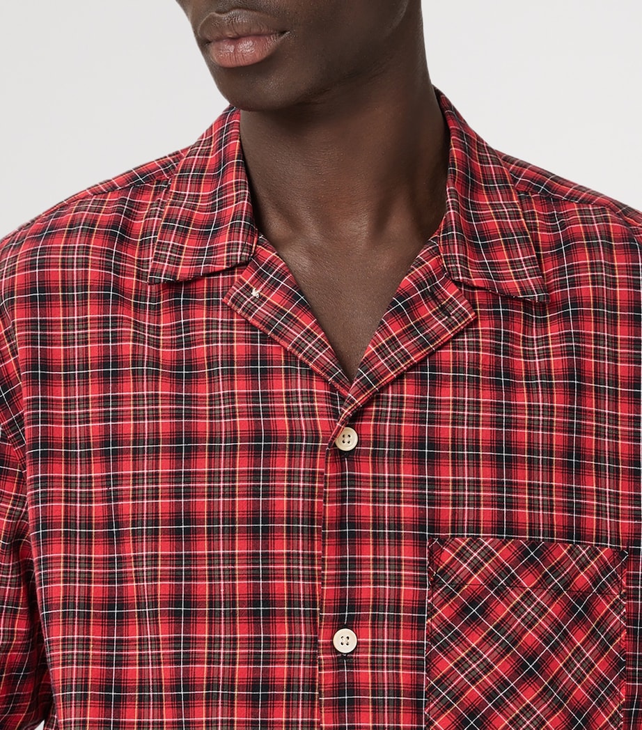 Check Felix Shirt CLARET RED Image 7