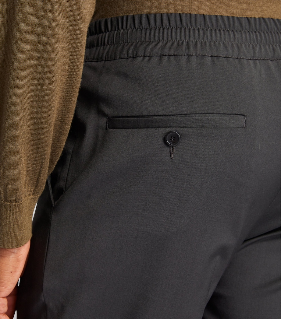 Wool-Blend Trousers BLACK Image 6