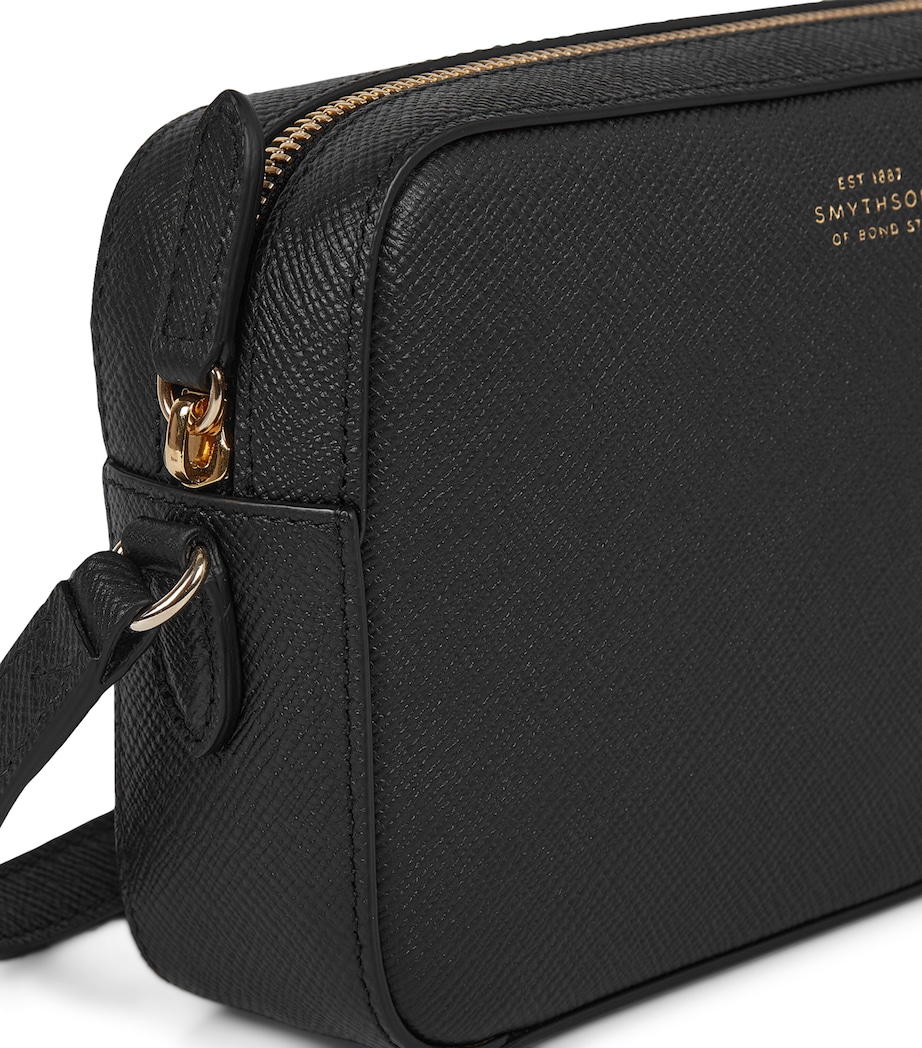 Small Leather Camera Bag BLACK Image 3