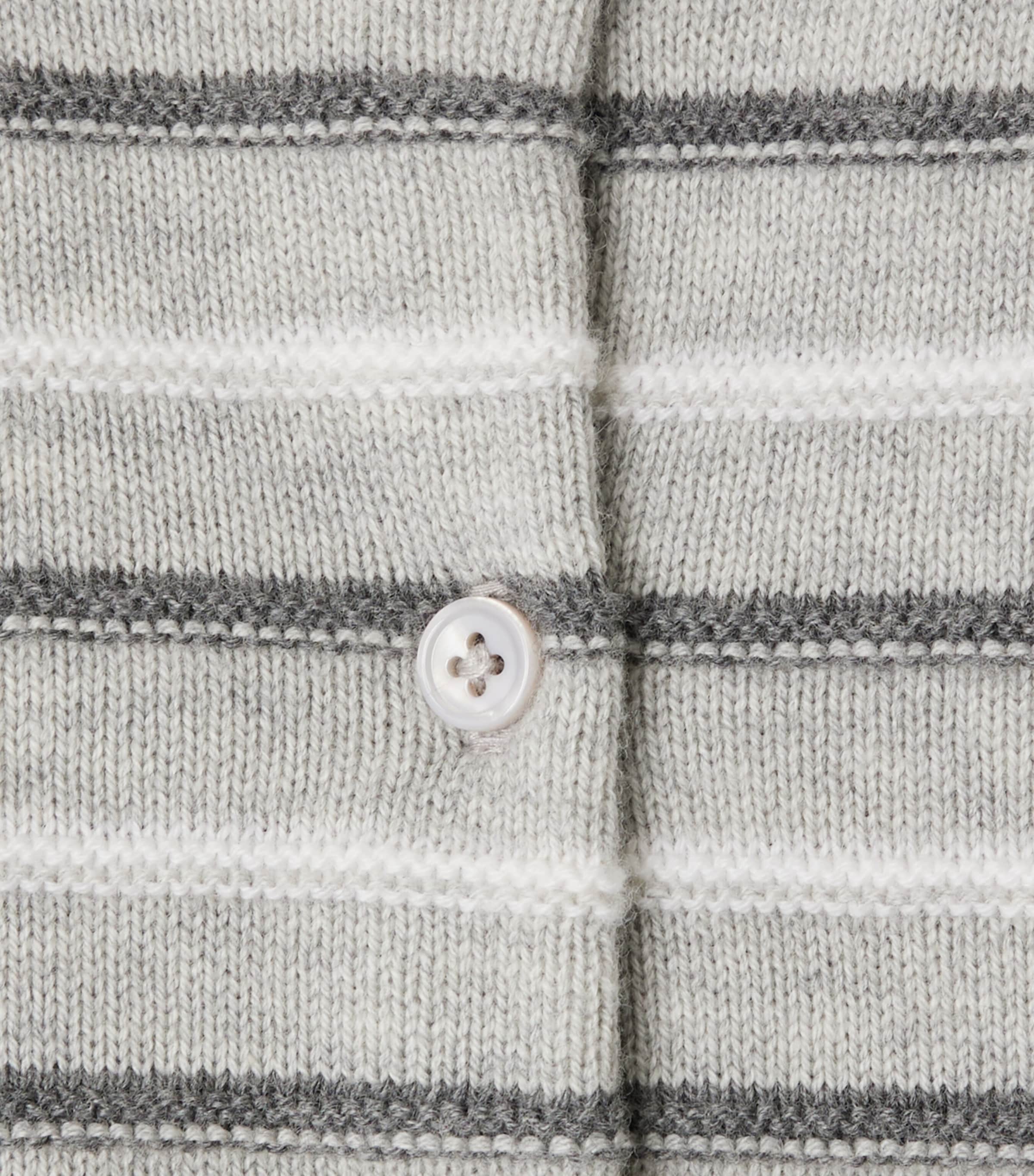 Wool-Cotton Justio Cardigan and Leggings Set (1-18 Months) GRIS CLAIR Image 3