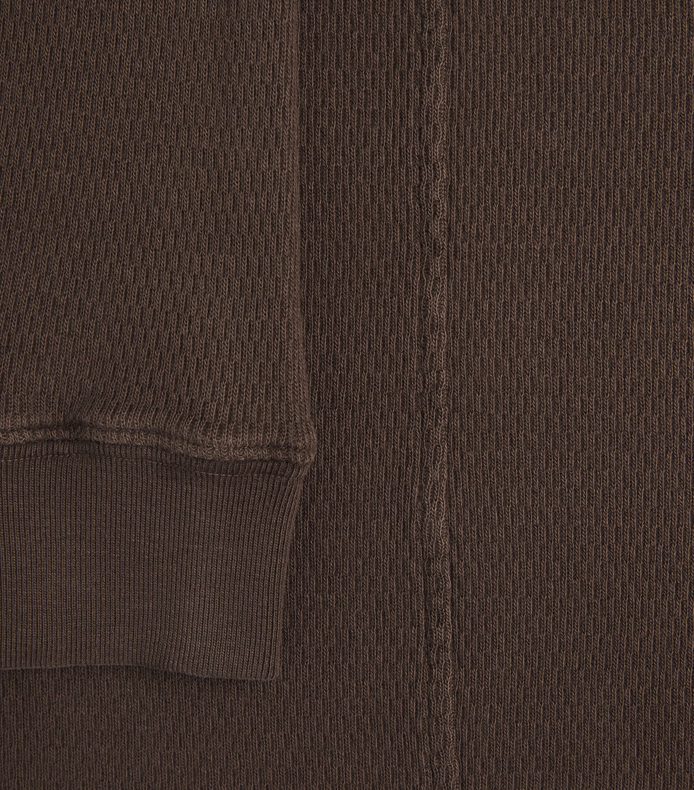 Citizens of Humanity Mens Cotton Waffle-Stitch Sweater Tobacco Image 6