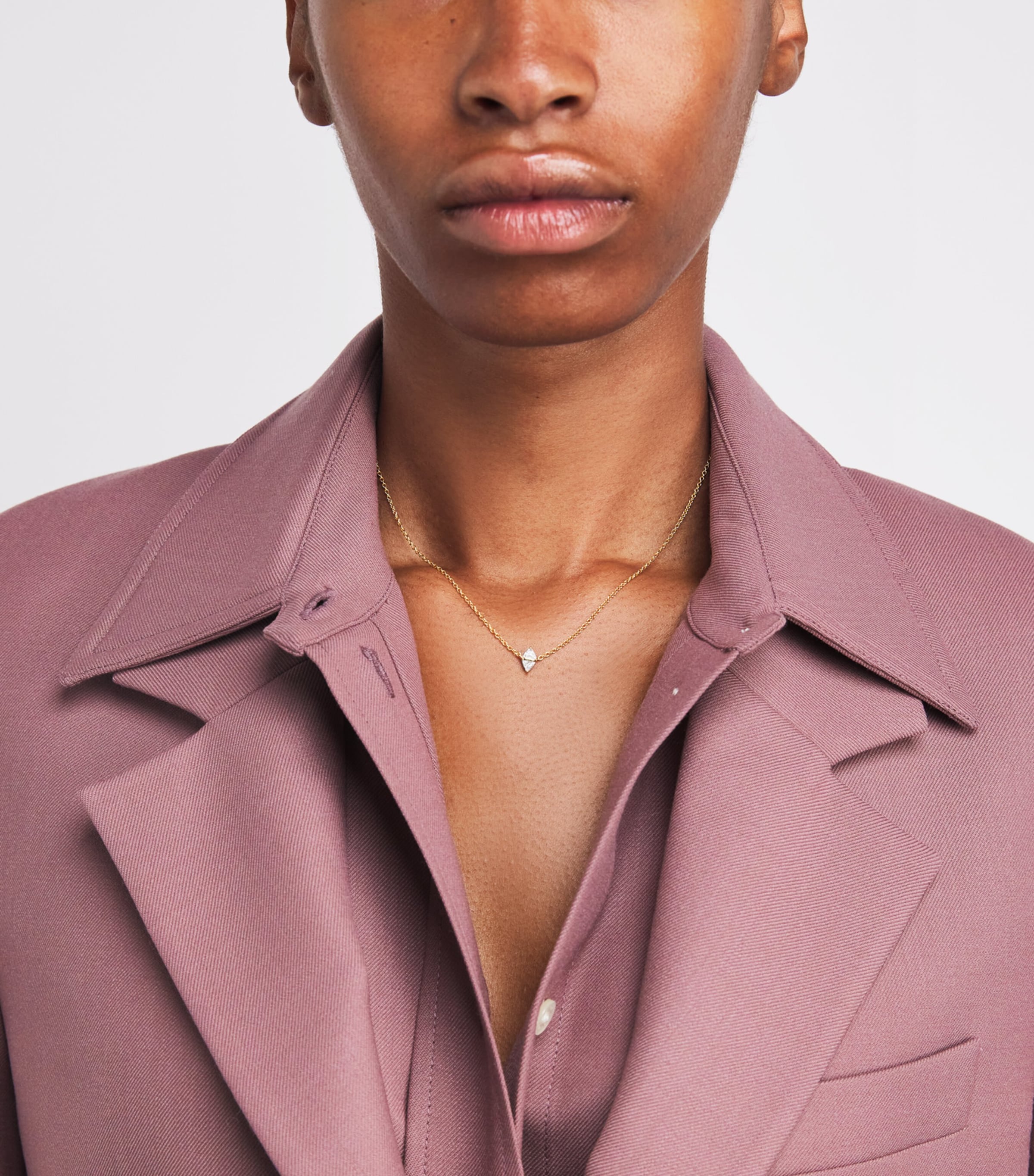 Yellow Gold and Diamond Tilly Necklace YELLOW GOLD Image 2