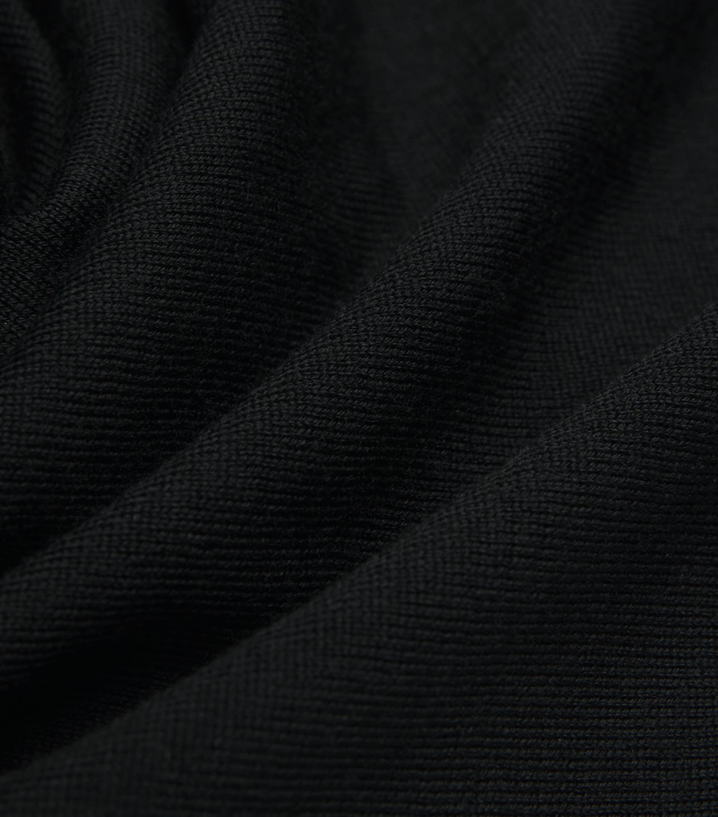 Virgin Wool Sleeveless Sweater BLACK Image 5