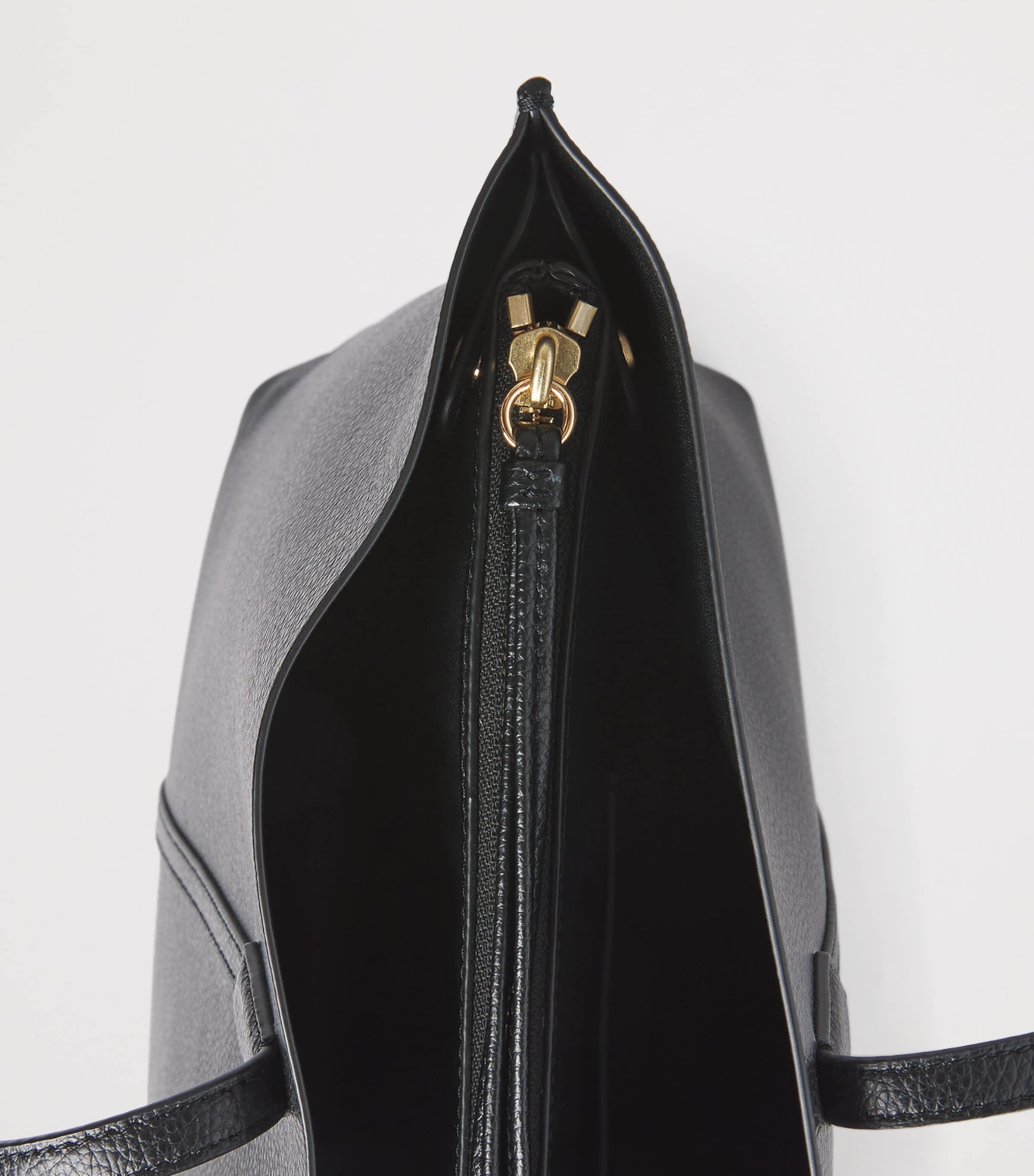 Tory Burch Leather Perry Tote Bag Black Image 5
