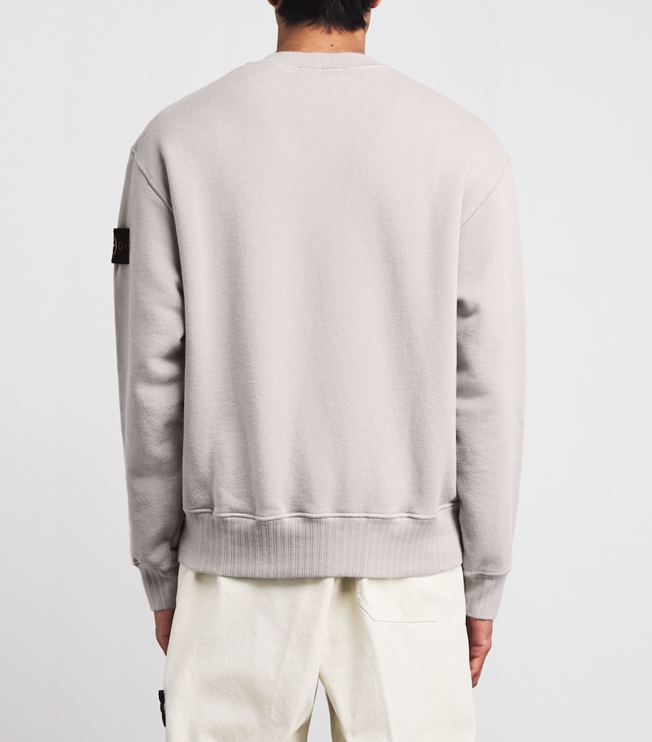 Organic Cotton-Blend Compass Logo Sweatshirt V0061 Image 4