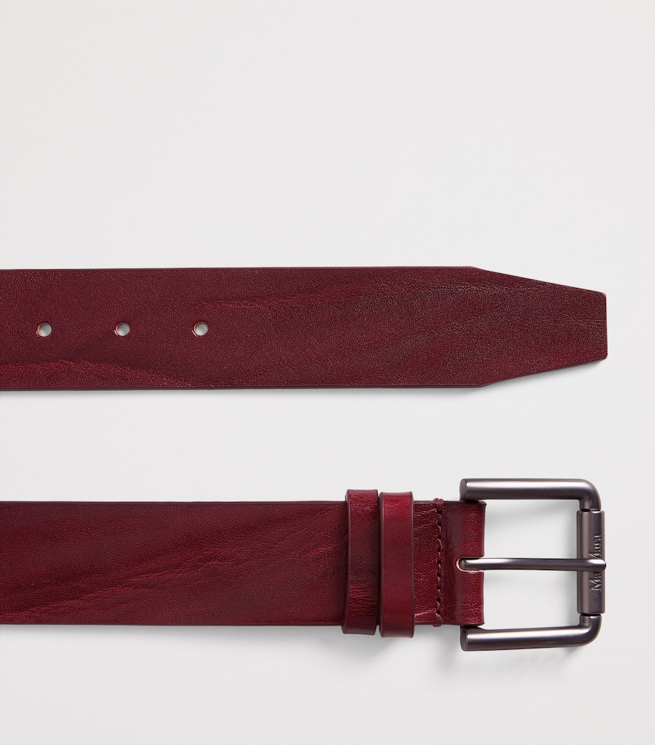 Leather Belt ANTIQUE ROSE Image 4