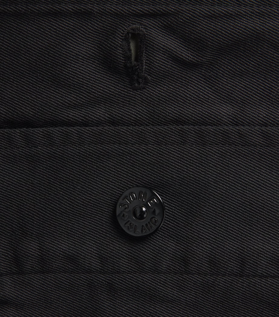 Stone Island Mens Virgin Wool-Cotton Gabardine-TC_S.I. Ghost Jacket Image 6