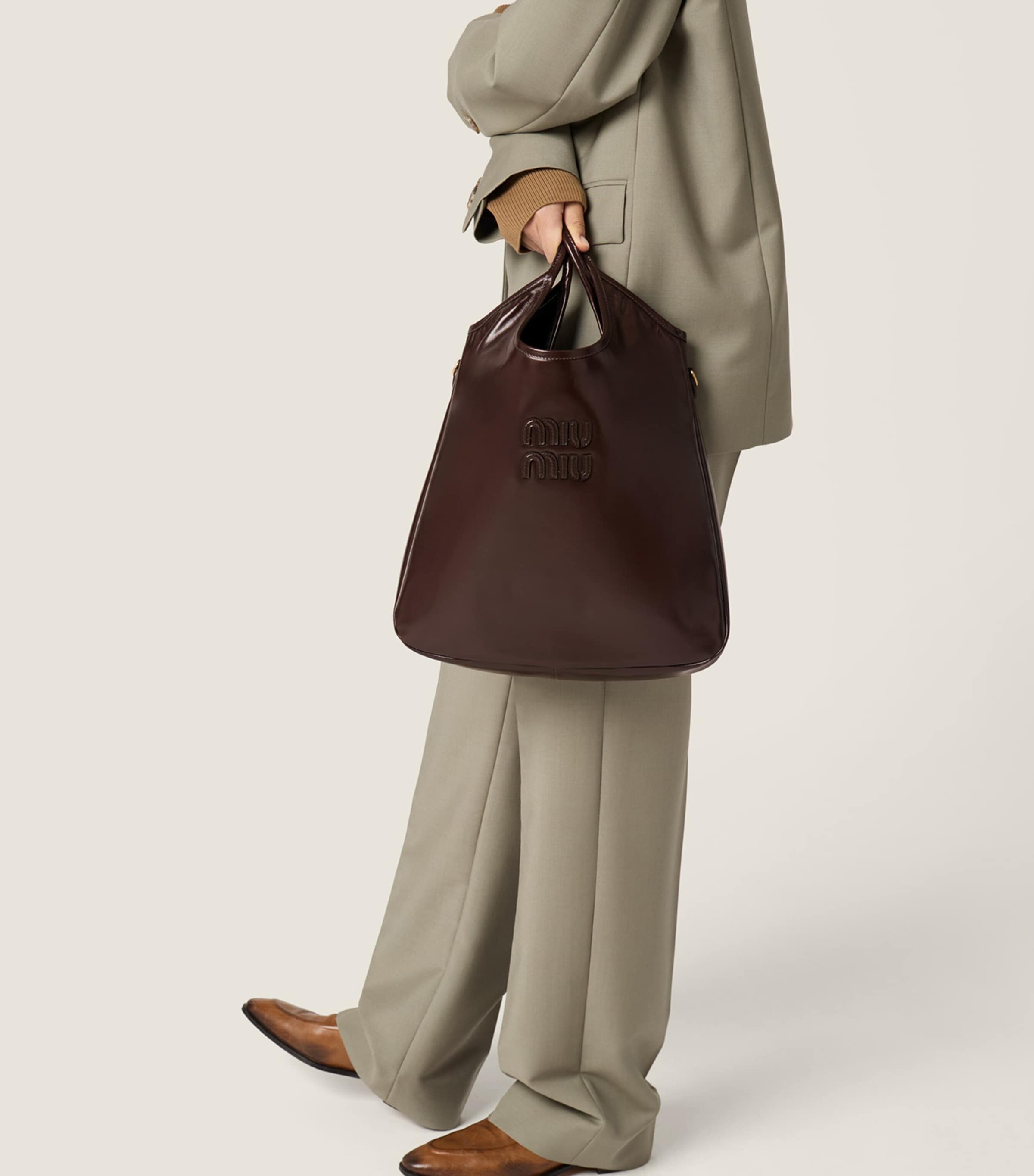 Patent Leather Ivy Tote Bag F0003 Image 5