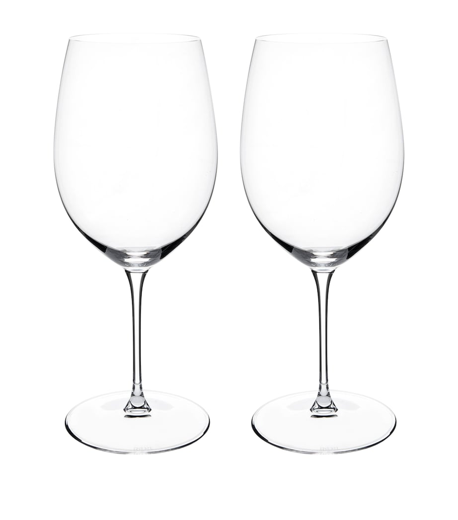 Set of 2 Veritas Cabernet/Merlot Glasses CLEAR Image 1