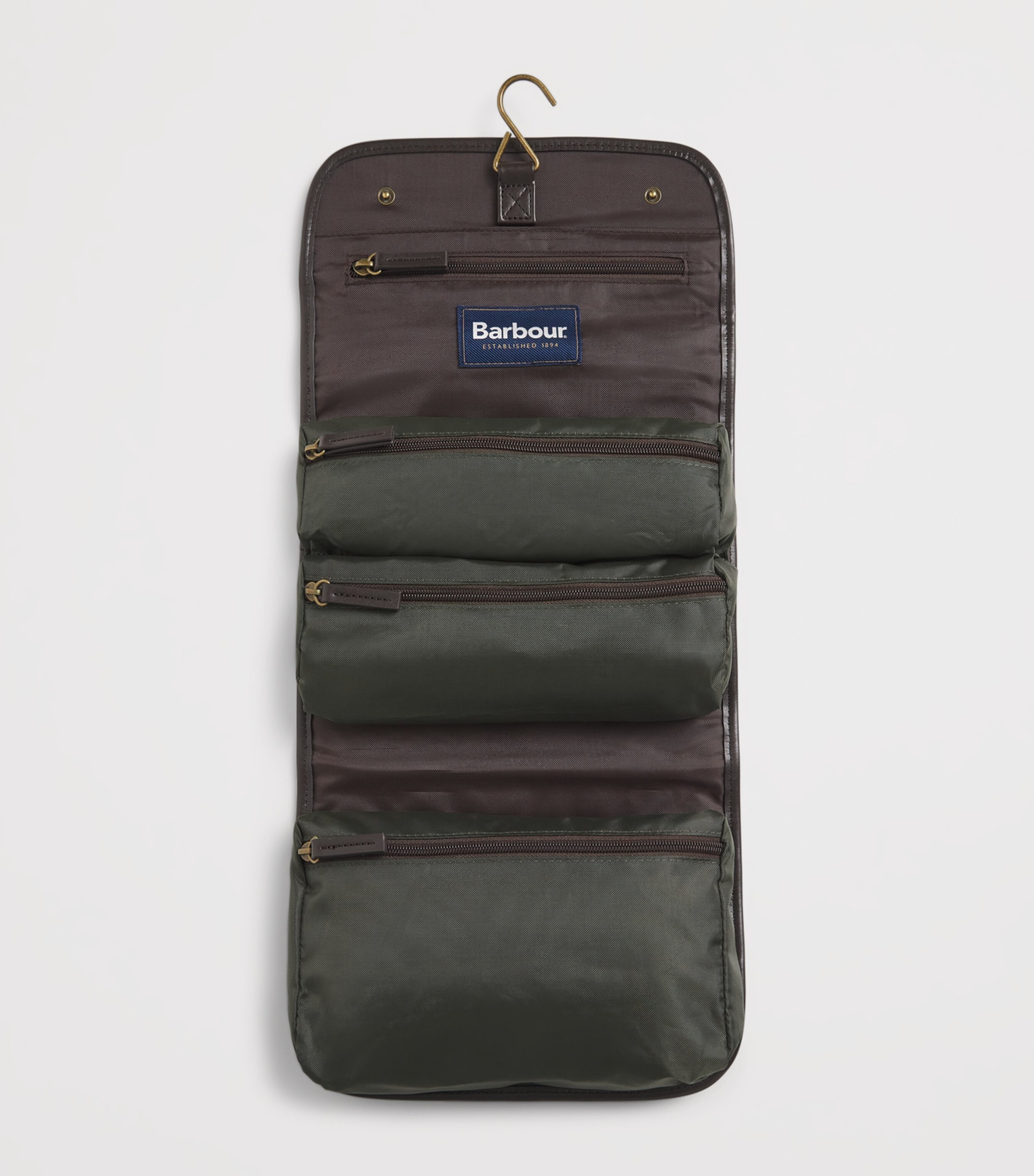 Wax Hanging Wash Bag OLIVE/BEACONOL51 Image 2