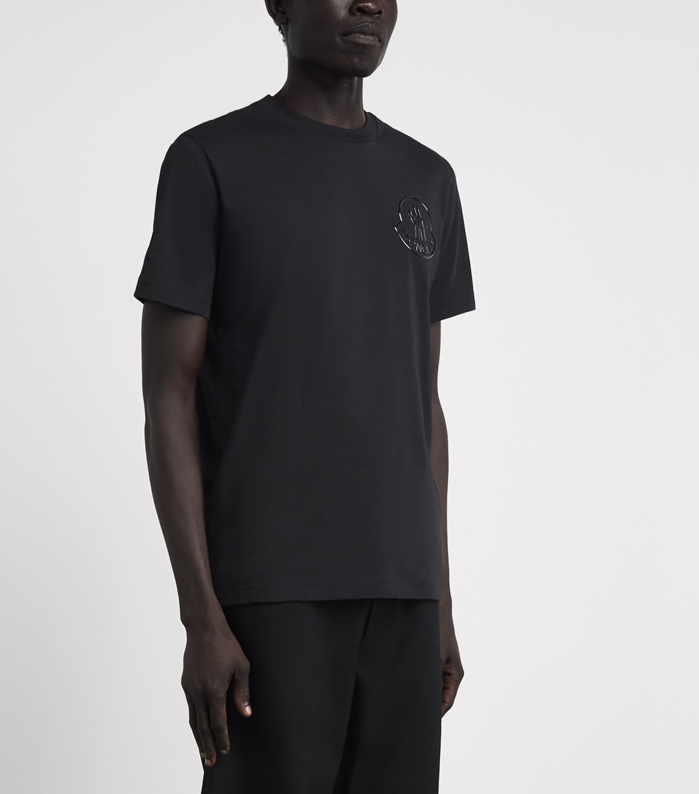 Moncler Mens Cotton Logo T-Shirt Image 4