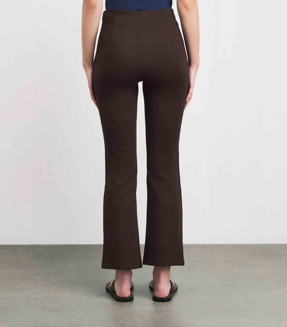 Skims Womens Pintuck Straight Trousers Espresso Image 5