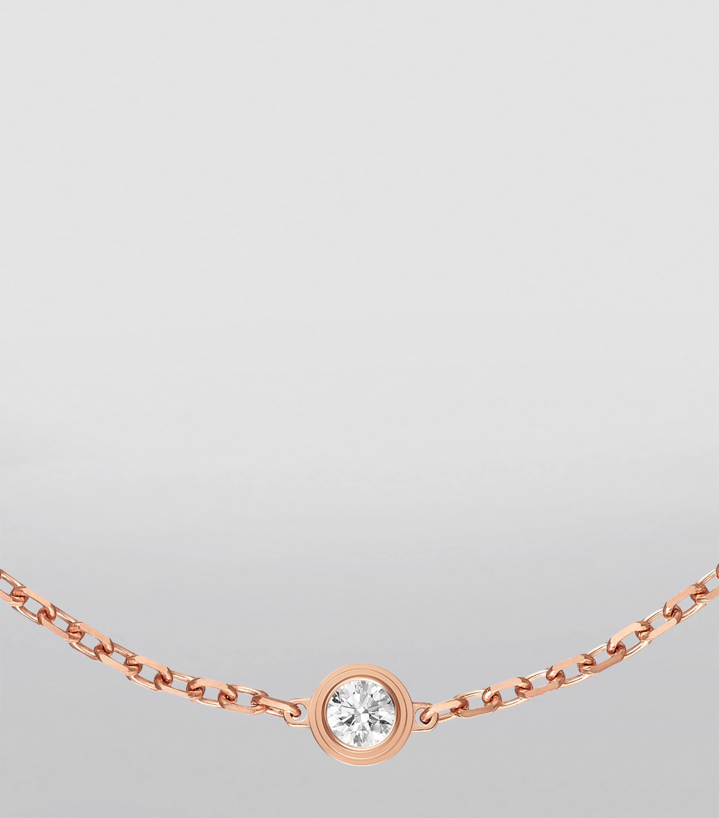 Extra-Small Rose Gold and Diamond Cartier d'Amour Bracelet ROSE GOLD Image 4