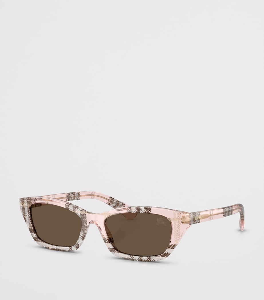 Burberry Acetate BE4488 Rectangle Sunglasses Pink Image 2