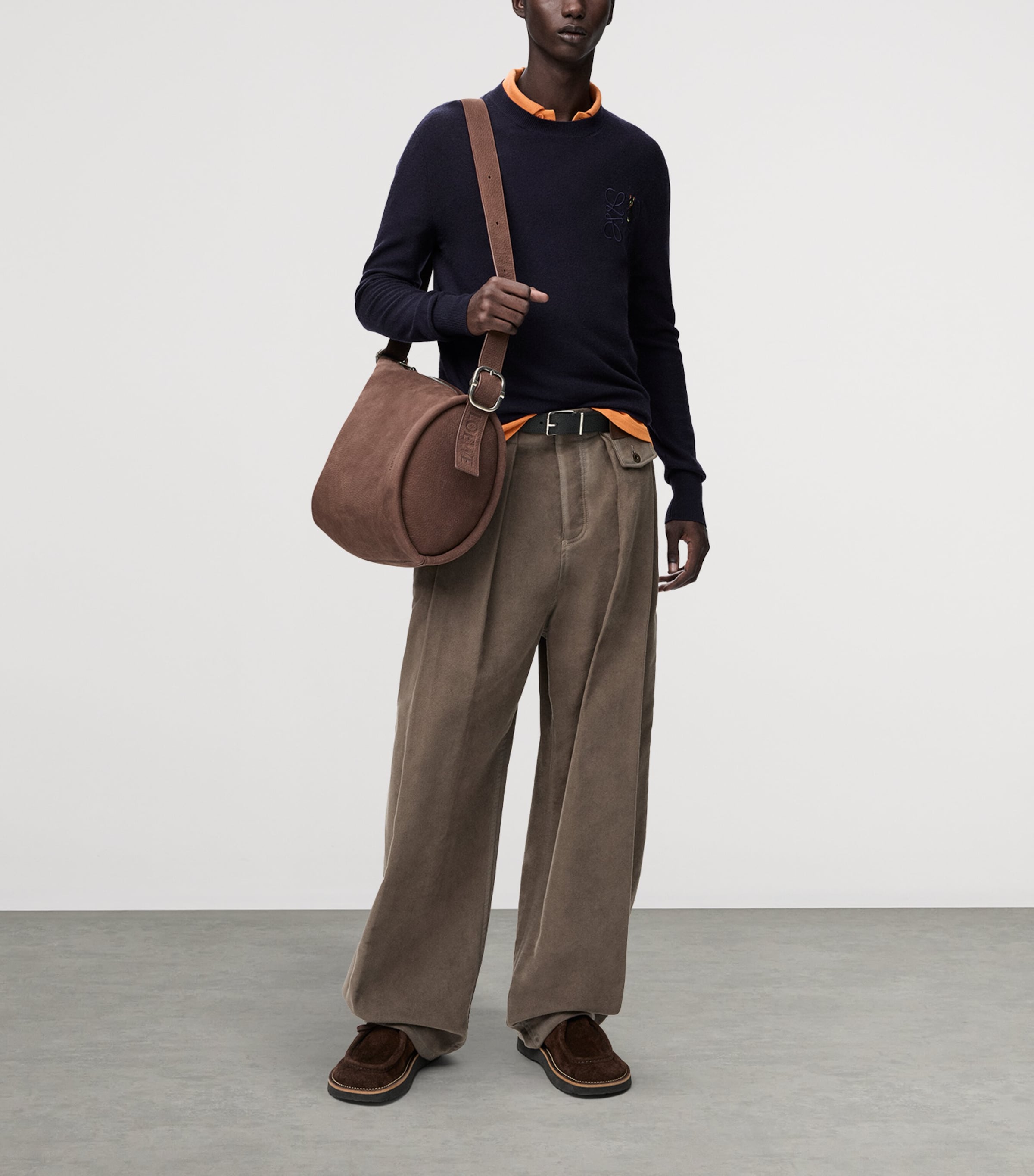 x Louis Wain Wool-Blend Anagram Cat Sweater DARK NAVY BLUE Image 2