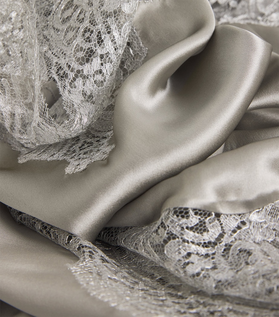 Silk Written In The Stars Long Robe SIREN SILVER Image 5