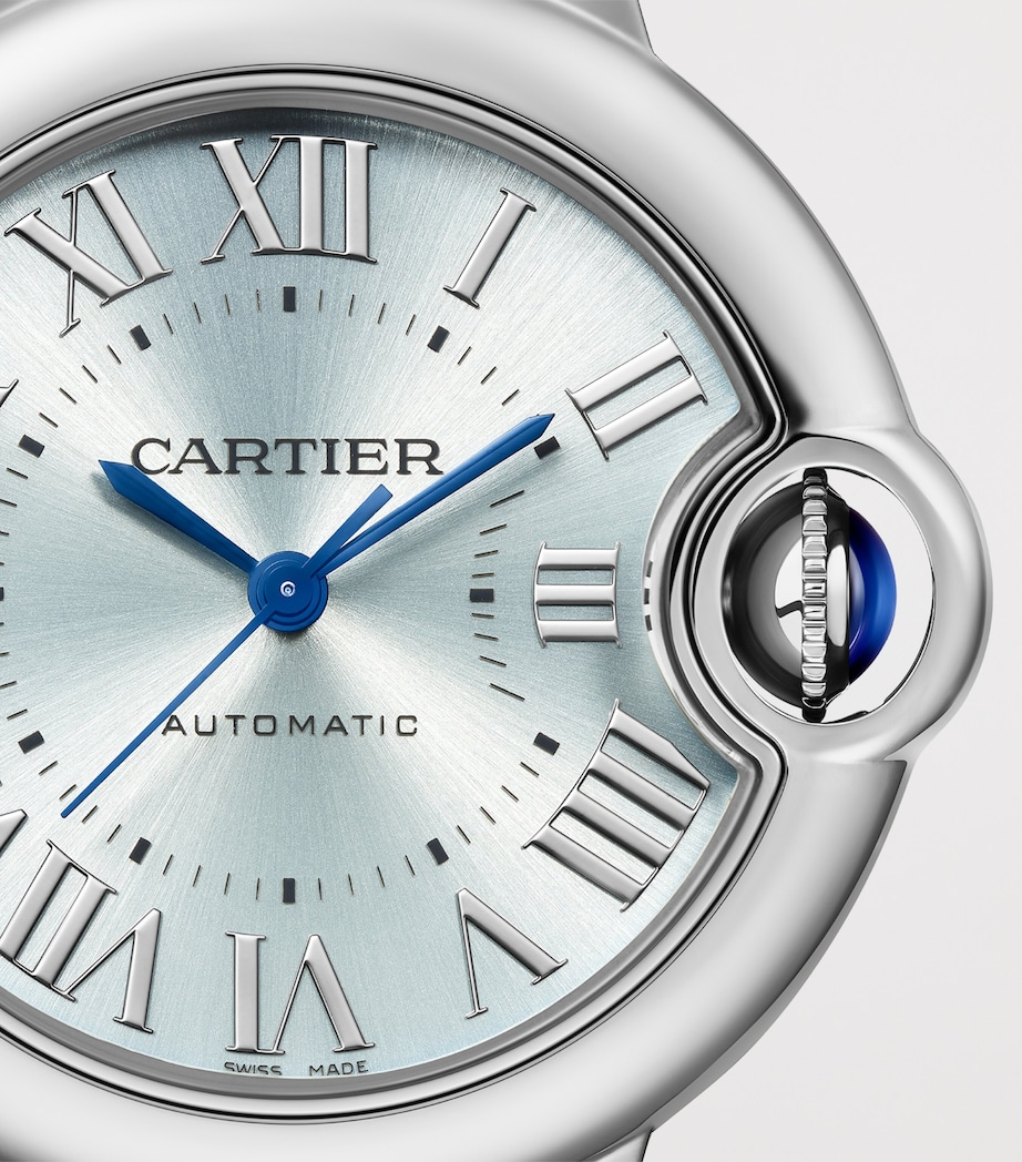 Cartier Stainless Steel Ballon Bleu de Cartier Watch 33mm Silver Image 8