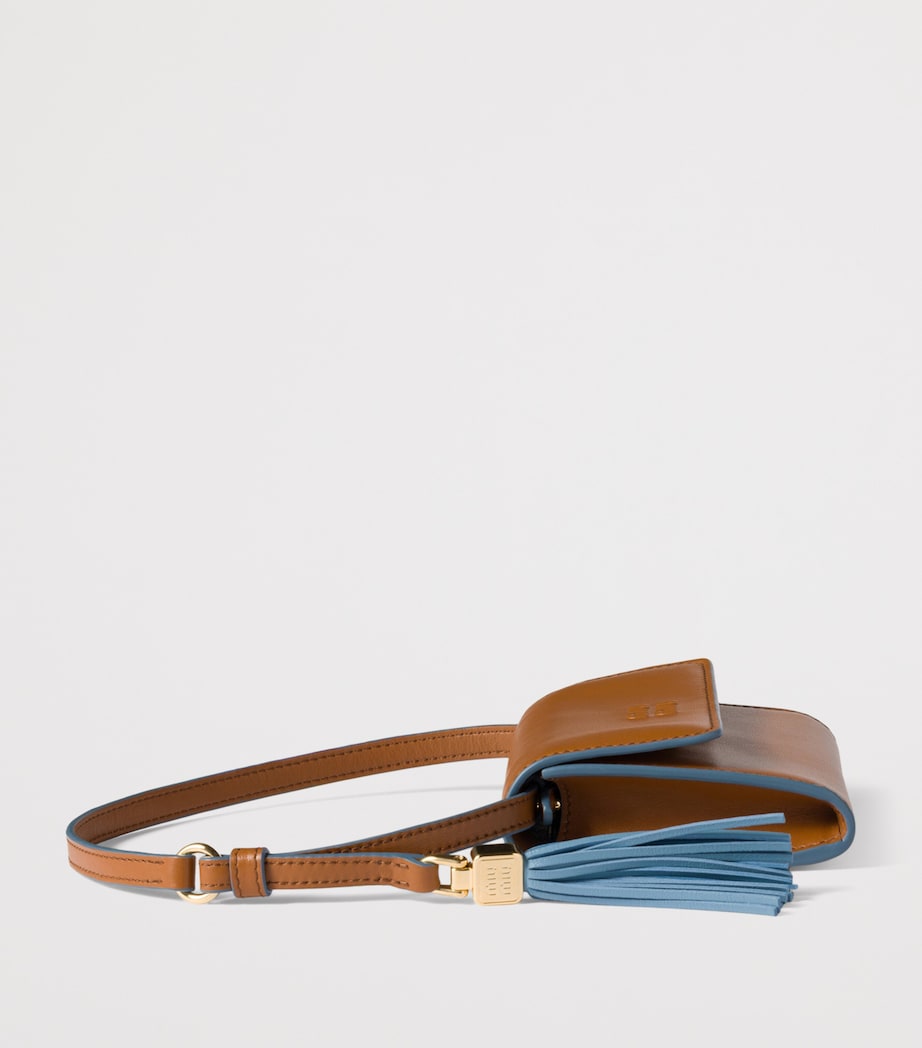 Leather Tassel Chain Wallet F0NP5 Image 4