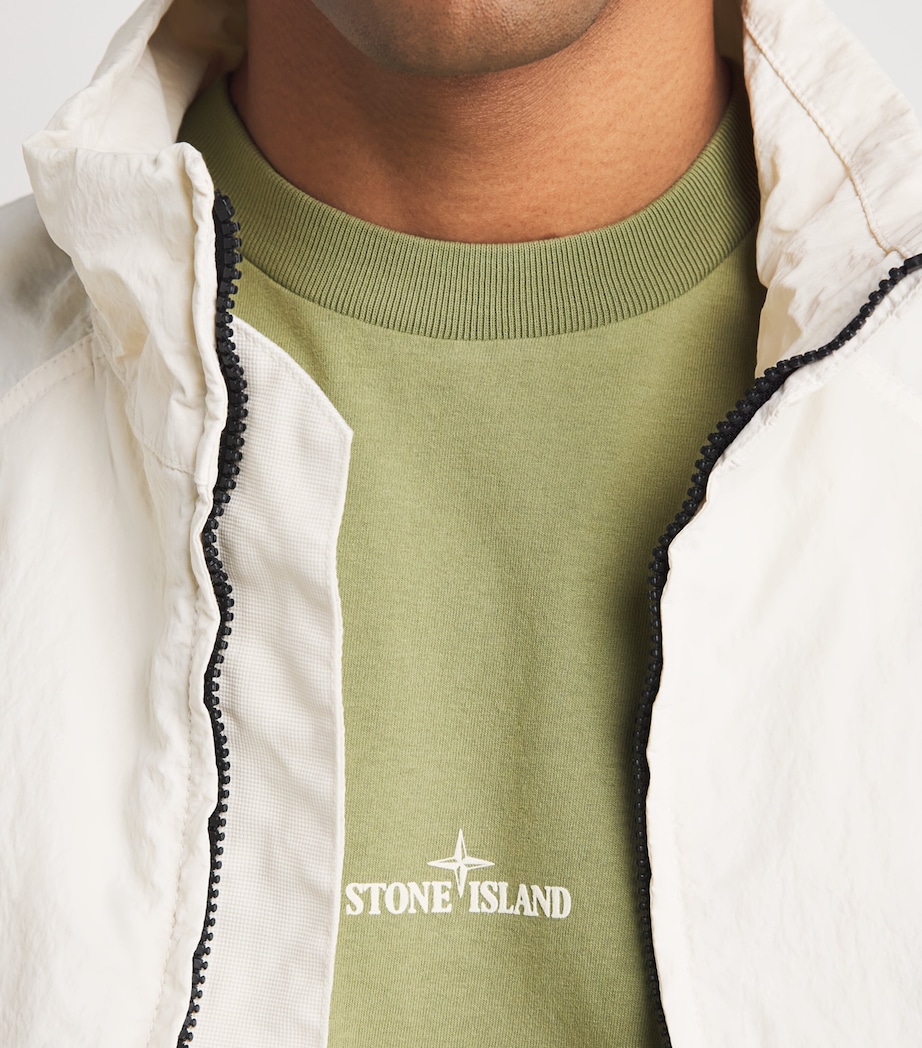 Stone Island Mens Organic Cotton Logo T-Shirt Image 3