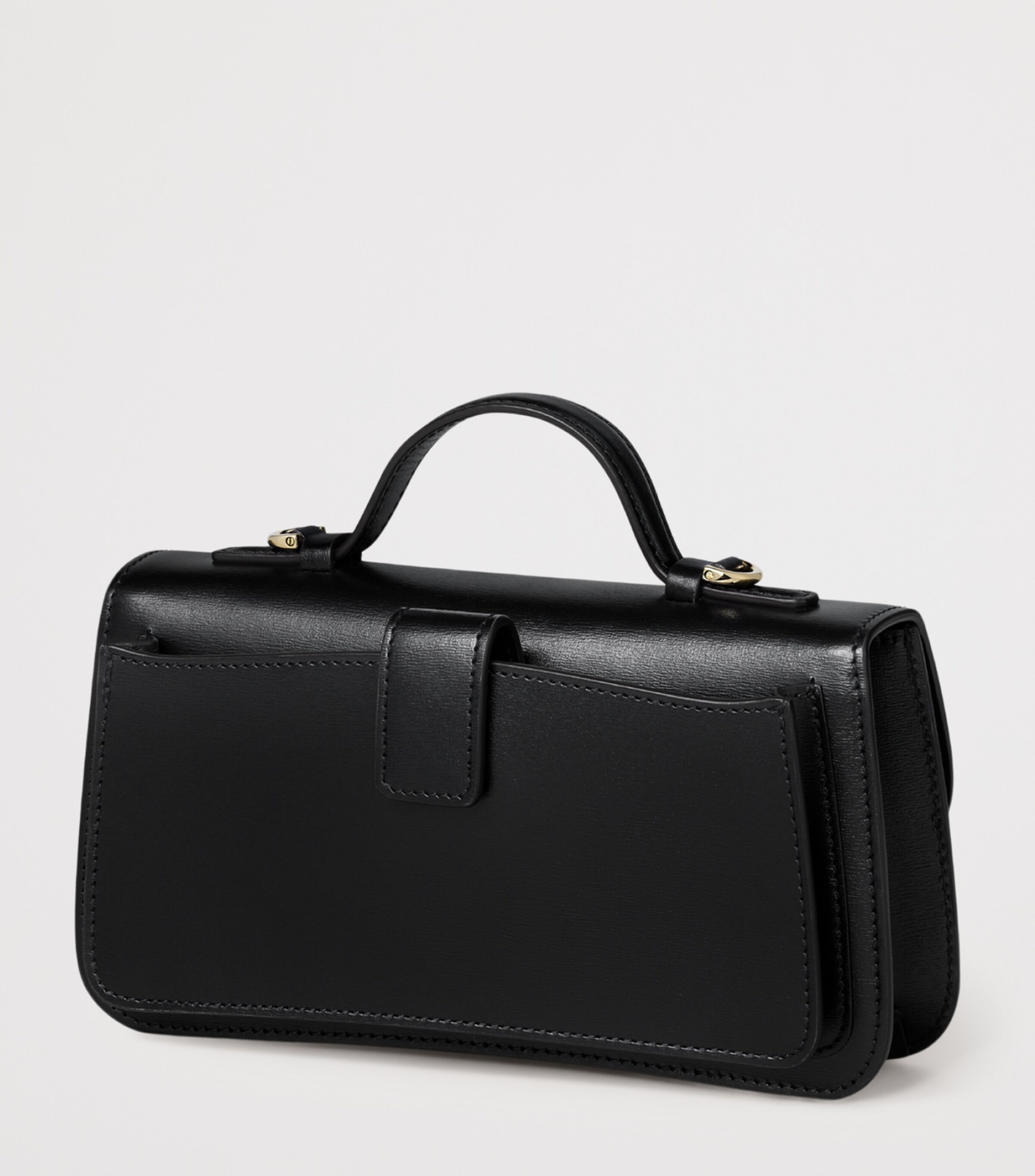 Cartier Small Leather Panthère de Cartier Top-Handle Bag Black Image 3