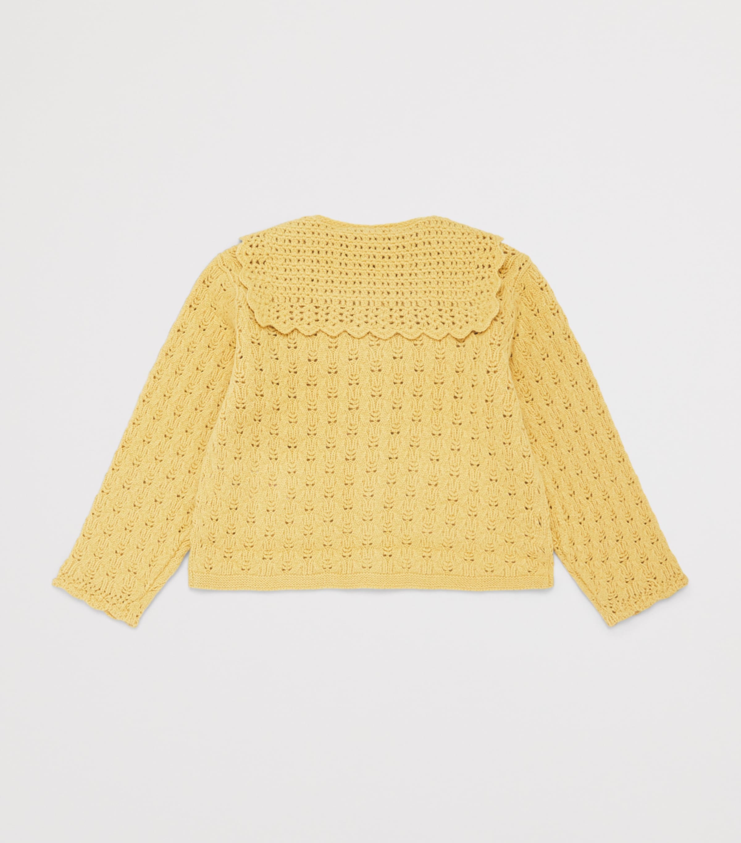 Louise Misha Crochet Anouchka Cardigan (4-10 Years) Honey Image 2
