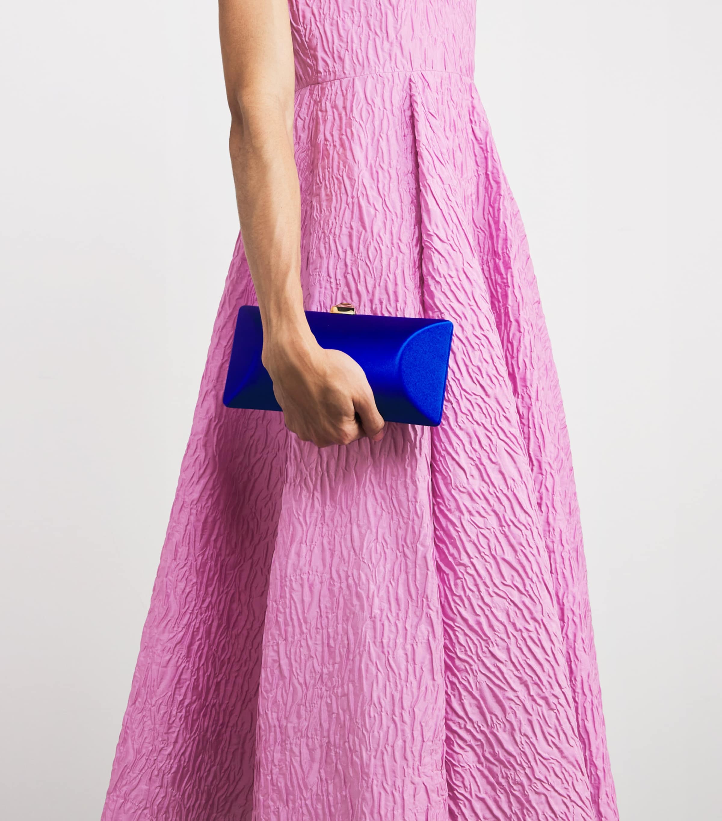 Cloqué Tera Midi Dress BLUSH Image 6