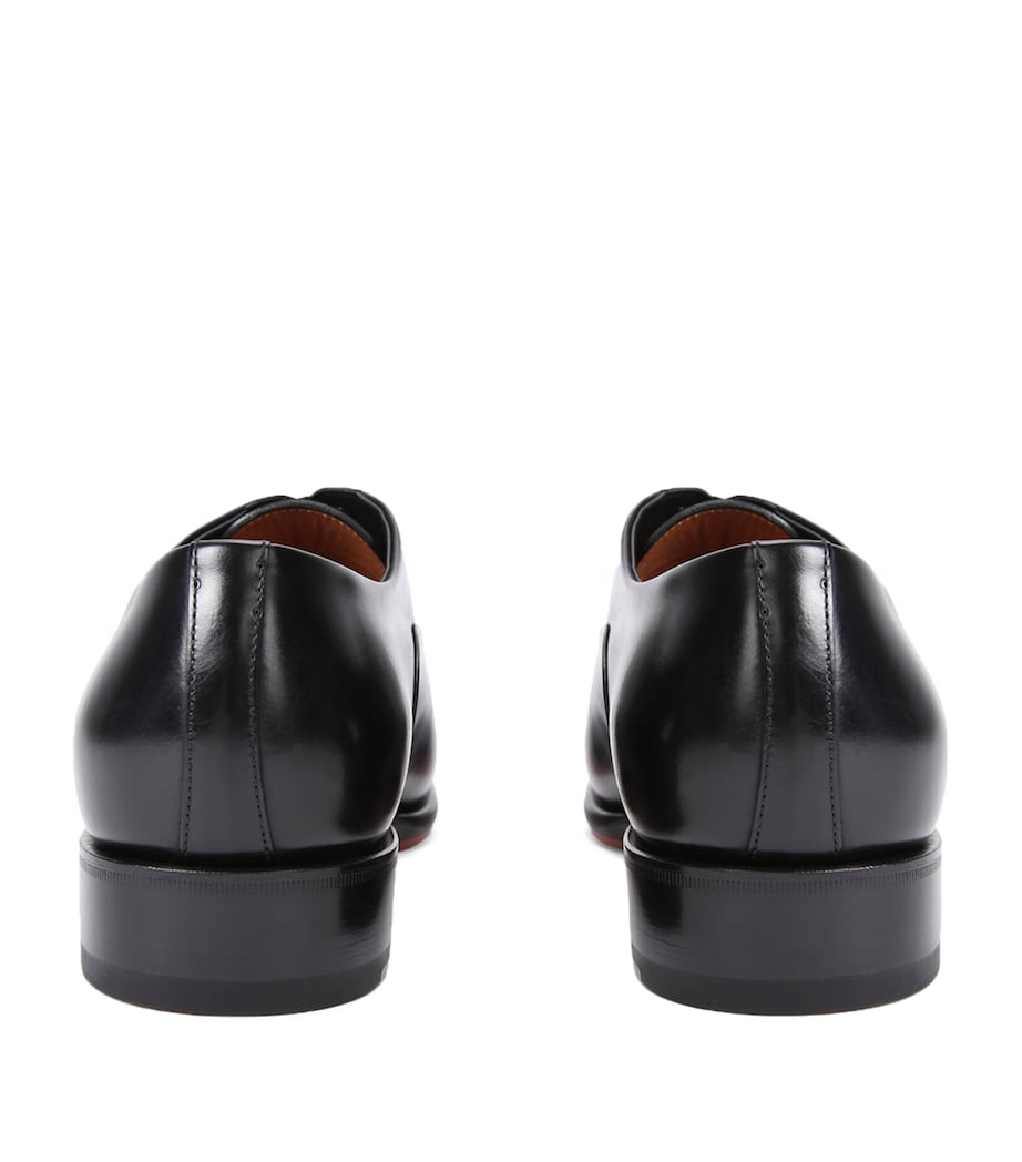 Leather Carter Oxford Shoes BLACK Image 2