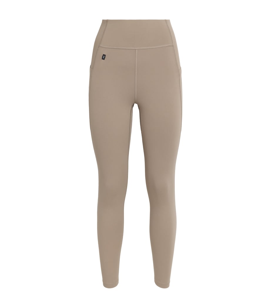 On Womens Train 7/8 Leggings Clay Image 1