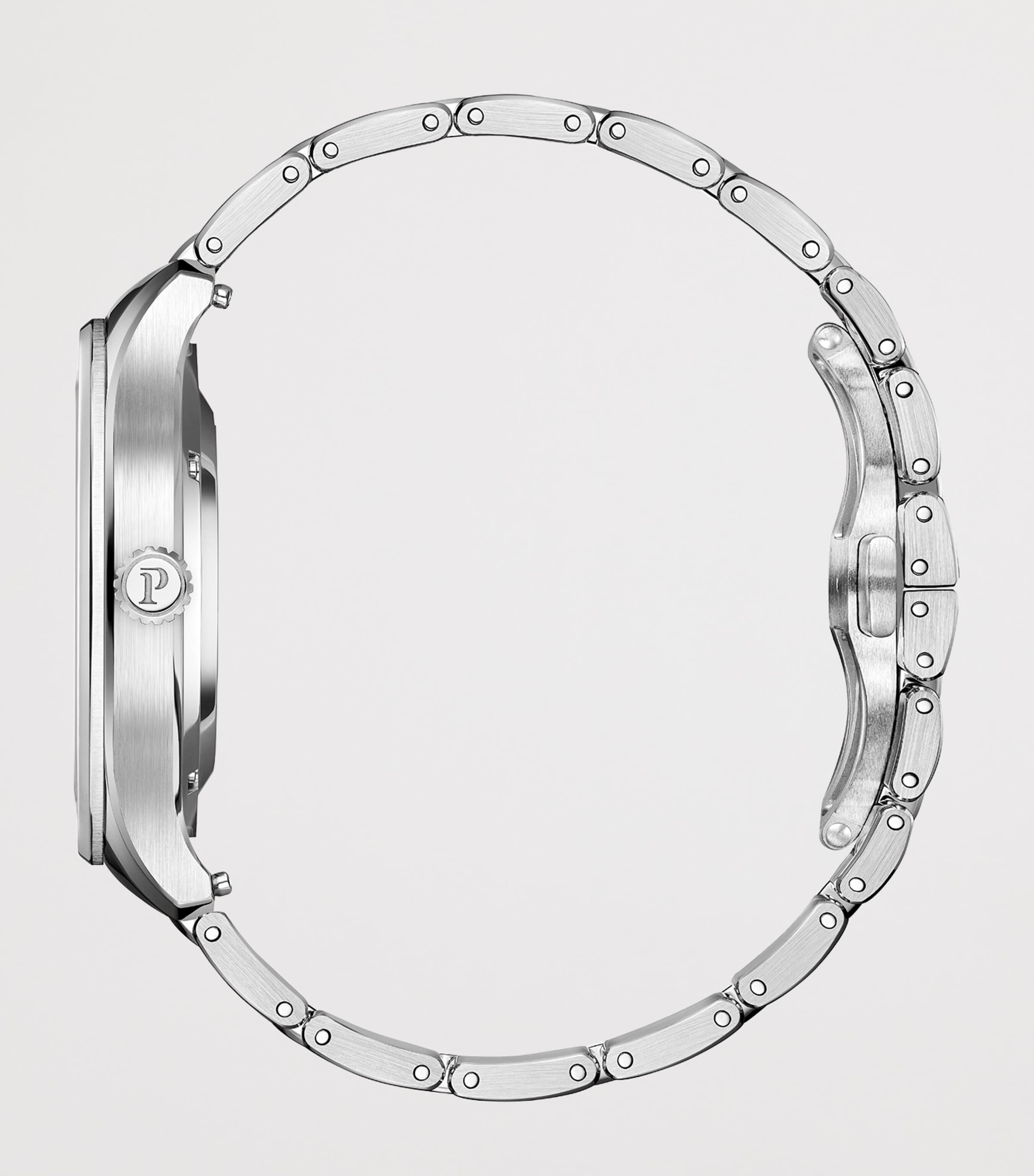 Piaget Stainless Steel and Diamond Polo Date Watch 36mm Silver Image 4