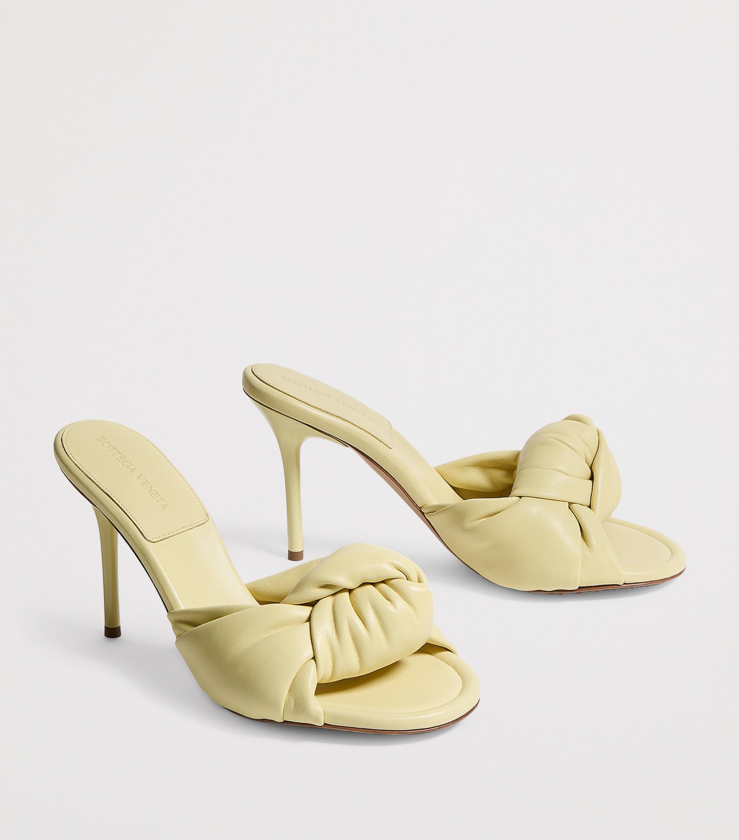 Bottega Veneta Leather Knot Mules 90 Image 3