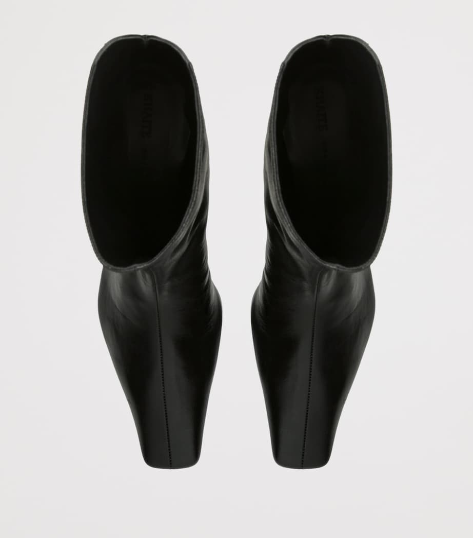 Leather Ona Ankle Boots 55 BLACK Image 6