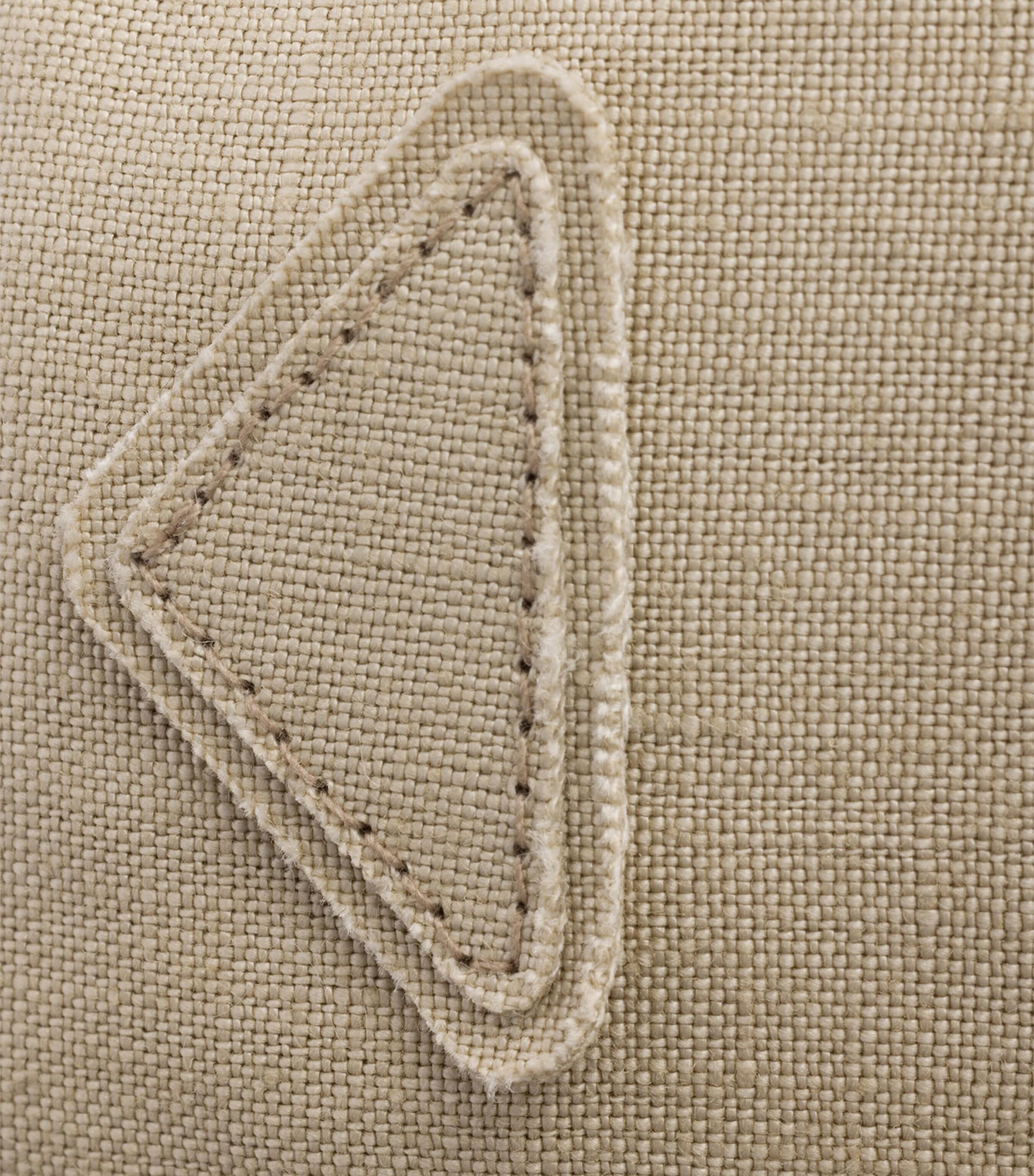 Prada Linen Baseball Cap Neutral Image 3
