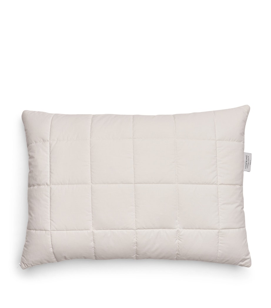 Adjustable Wool-Filled Pillow (75cm x 50cm) WHITE Image 1