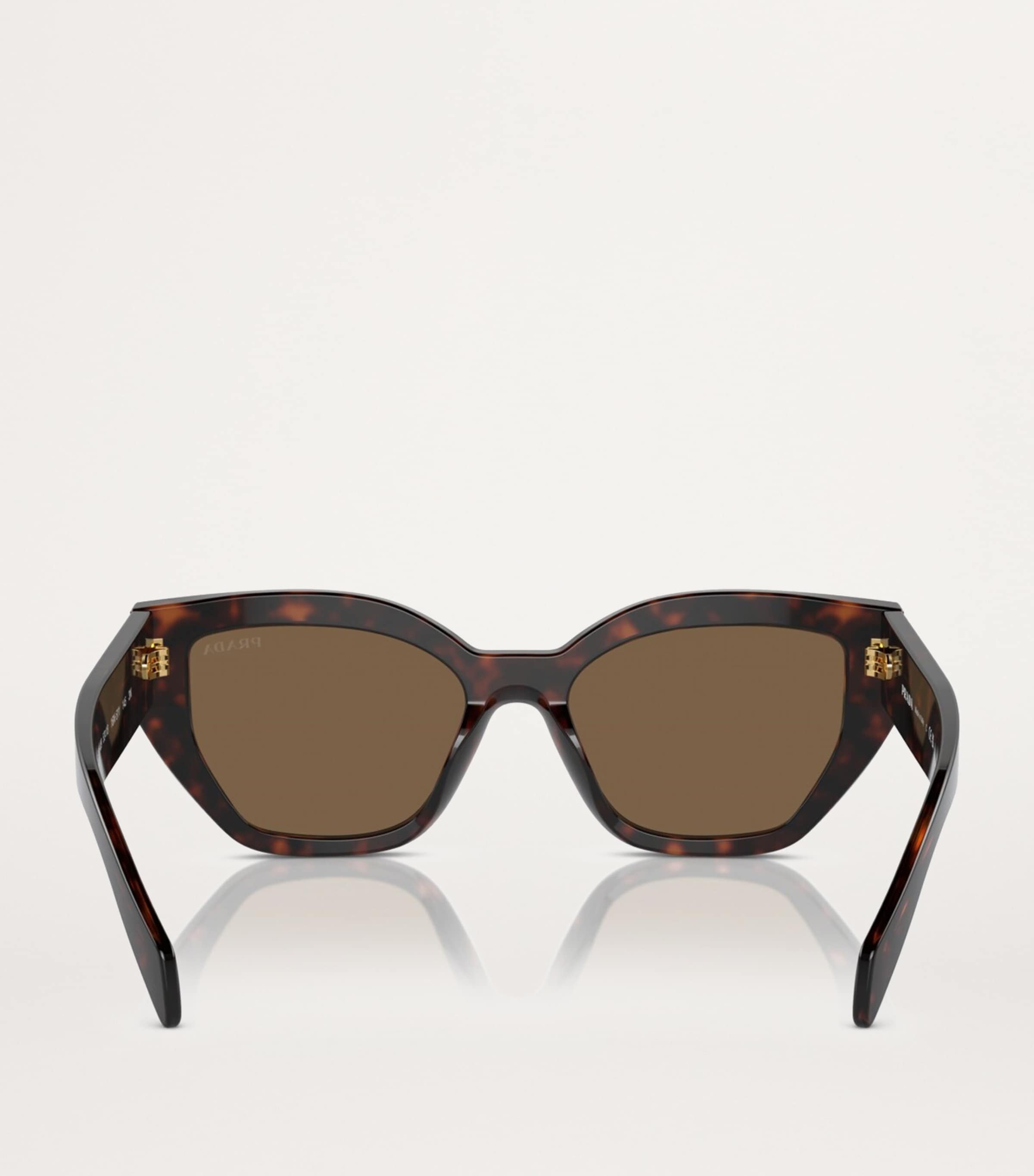 Prada Tortoiseshell Geometric Sunglasses Image 4