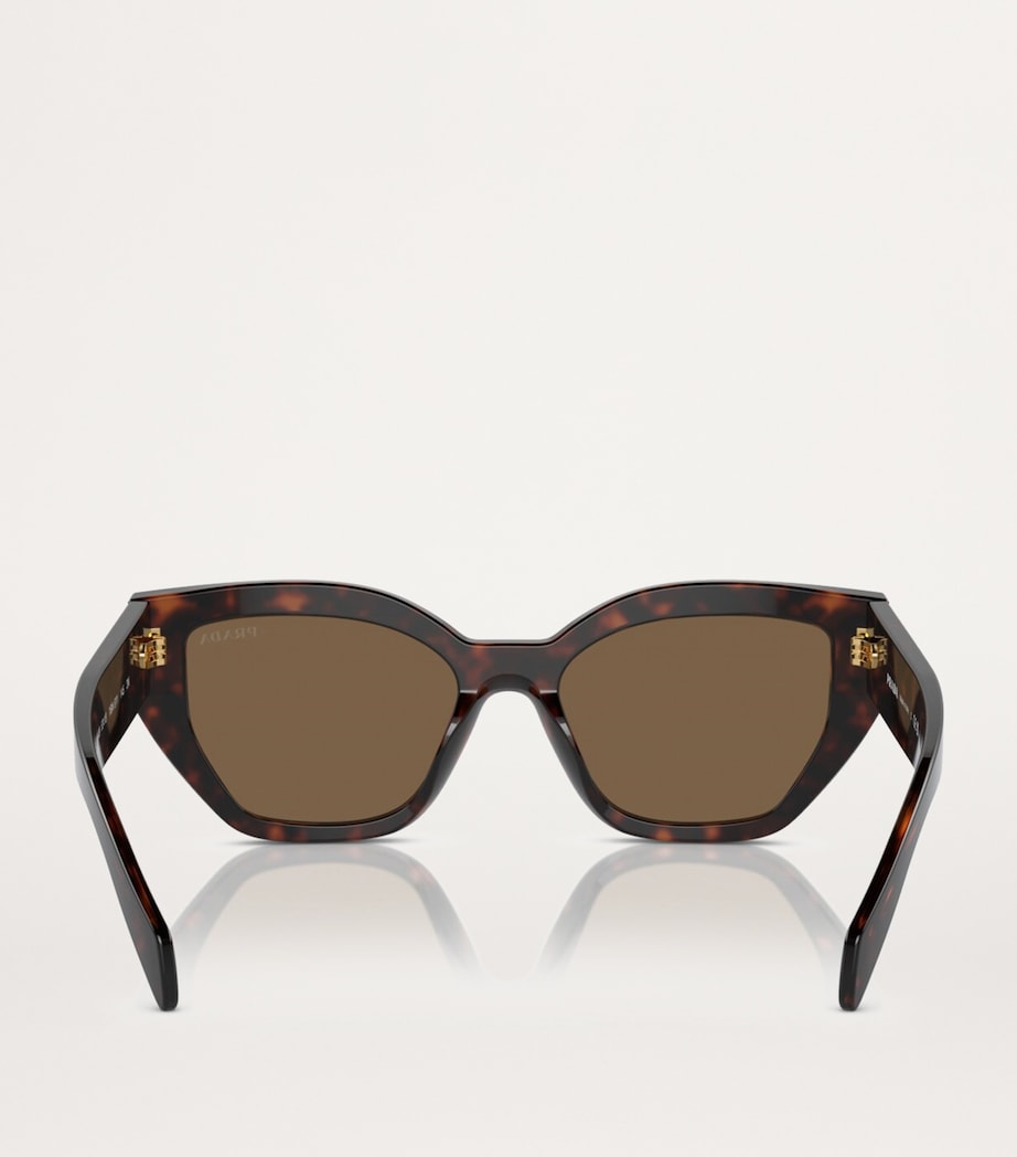 Prada Tortoiseshell Geometric Sunglasses Image 4