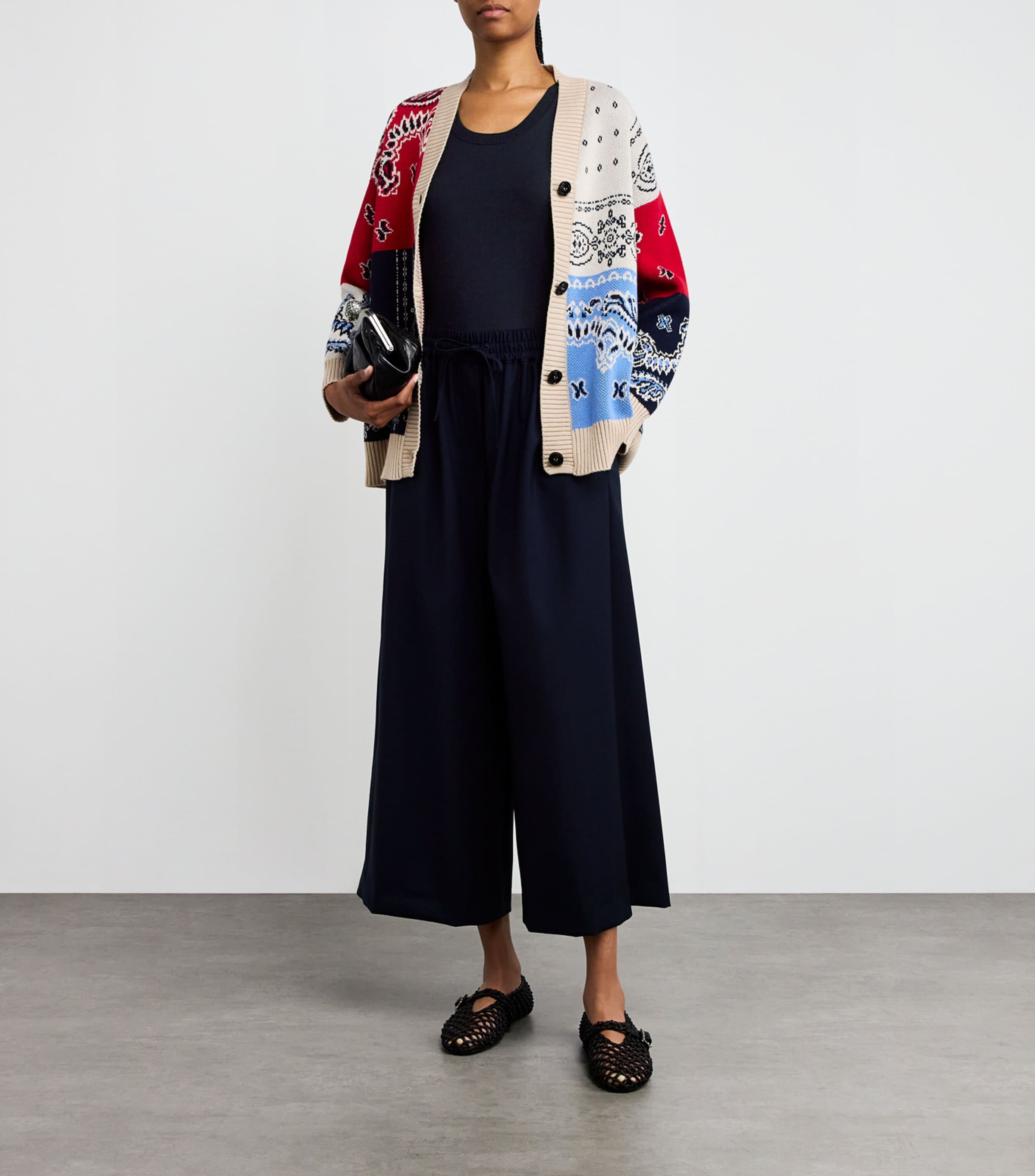 Knitted Tank Top NAVY Image 2