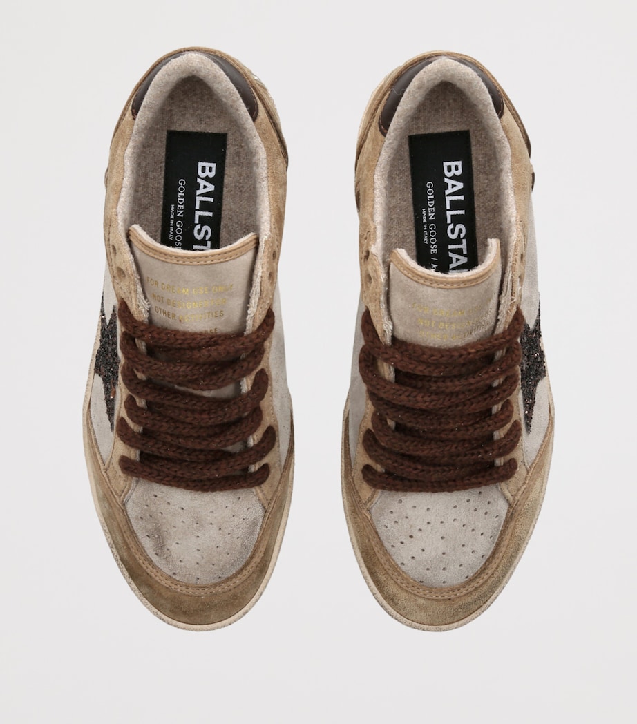 Golden Goose Suede Ball Star Sneakers Beige Oth Image 4