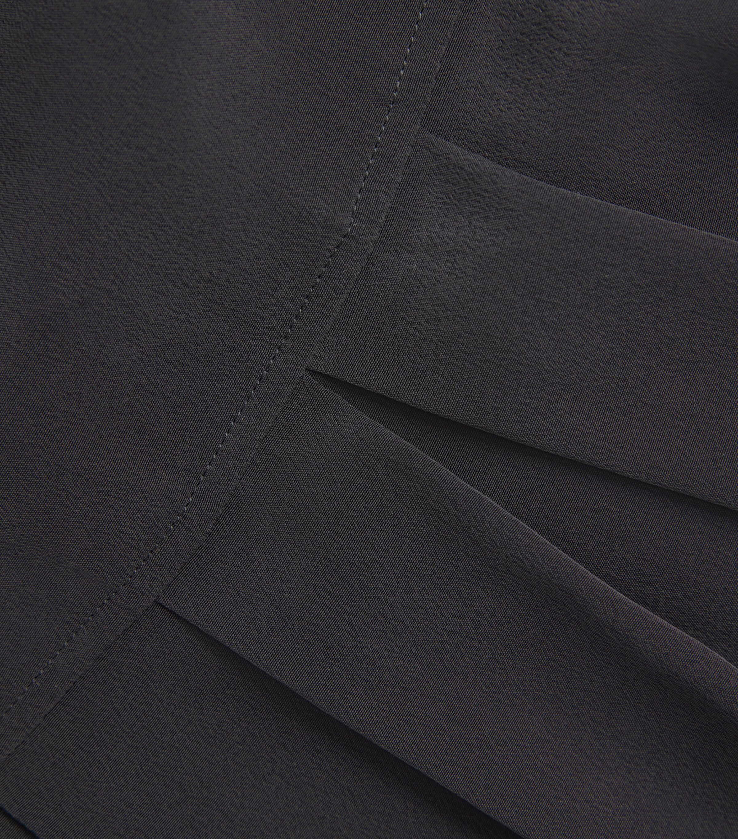 Yves Salomon Womens Silk Crepe Midi Dress Image 6