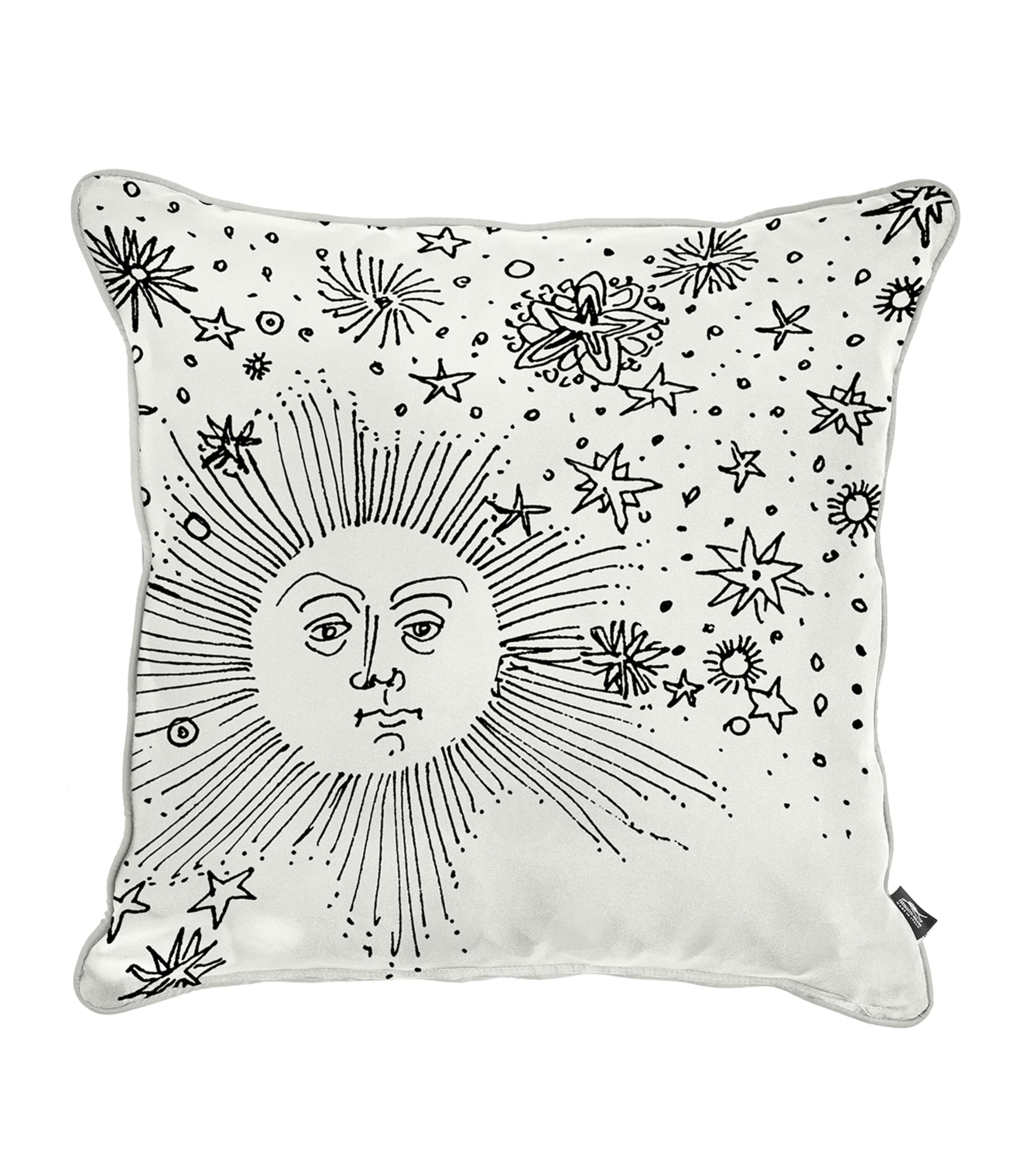 Fornasetti Solamente Cushion In White