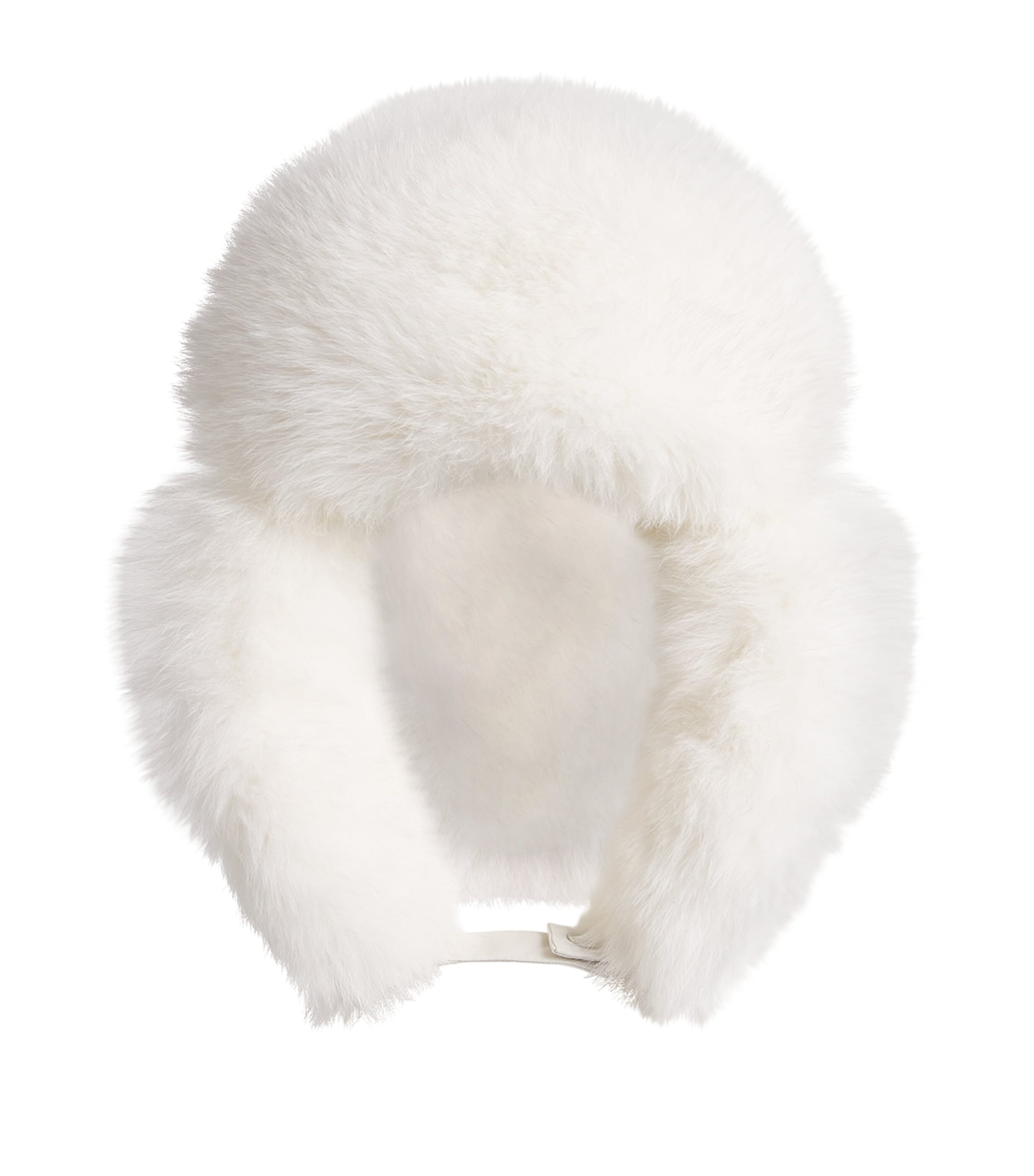 Yves Salomon Womens Fox Fur Chapka Ski Hat Image 1