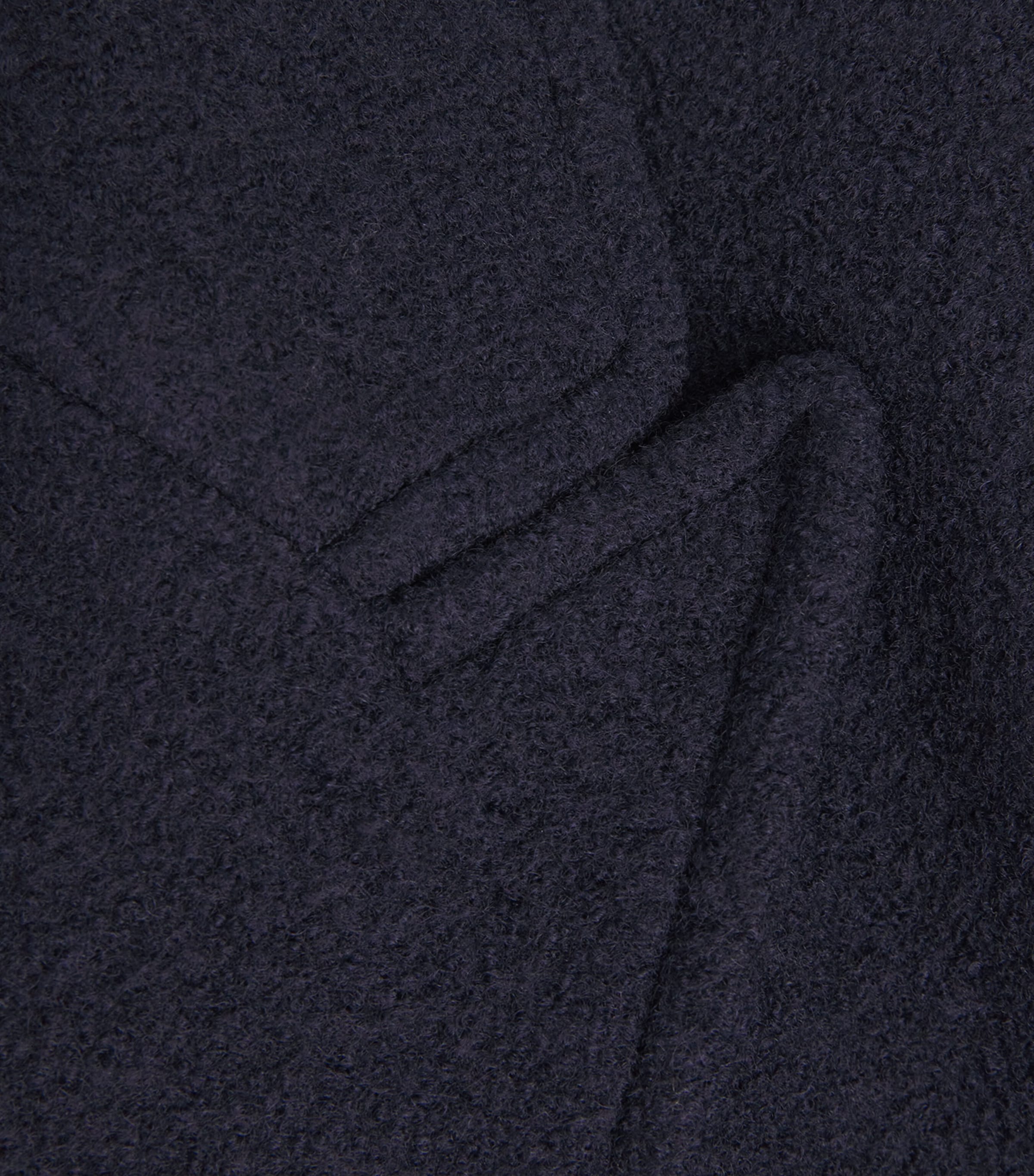 Wool Trench Coat NAVY Image 5