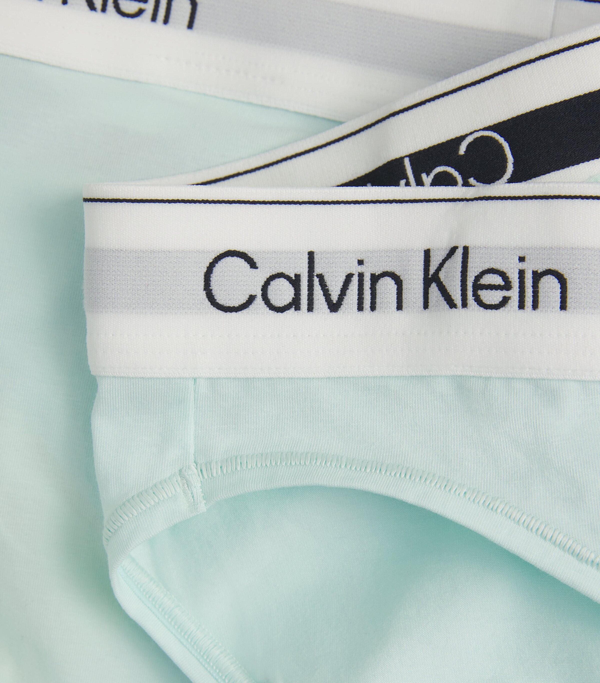 Calvin Klein Womens Cotton-Modal Icon Brazilian Briefs The Mint Image 4