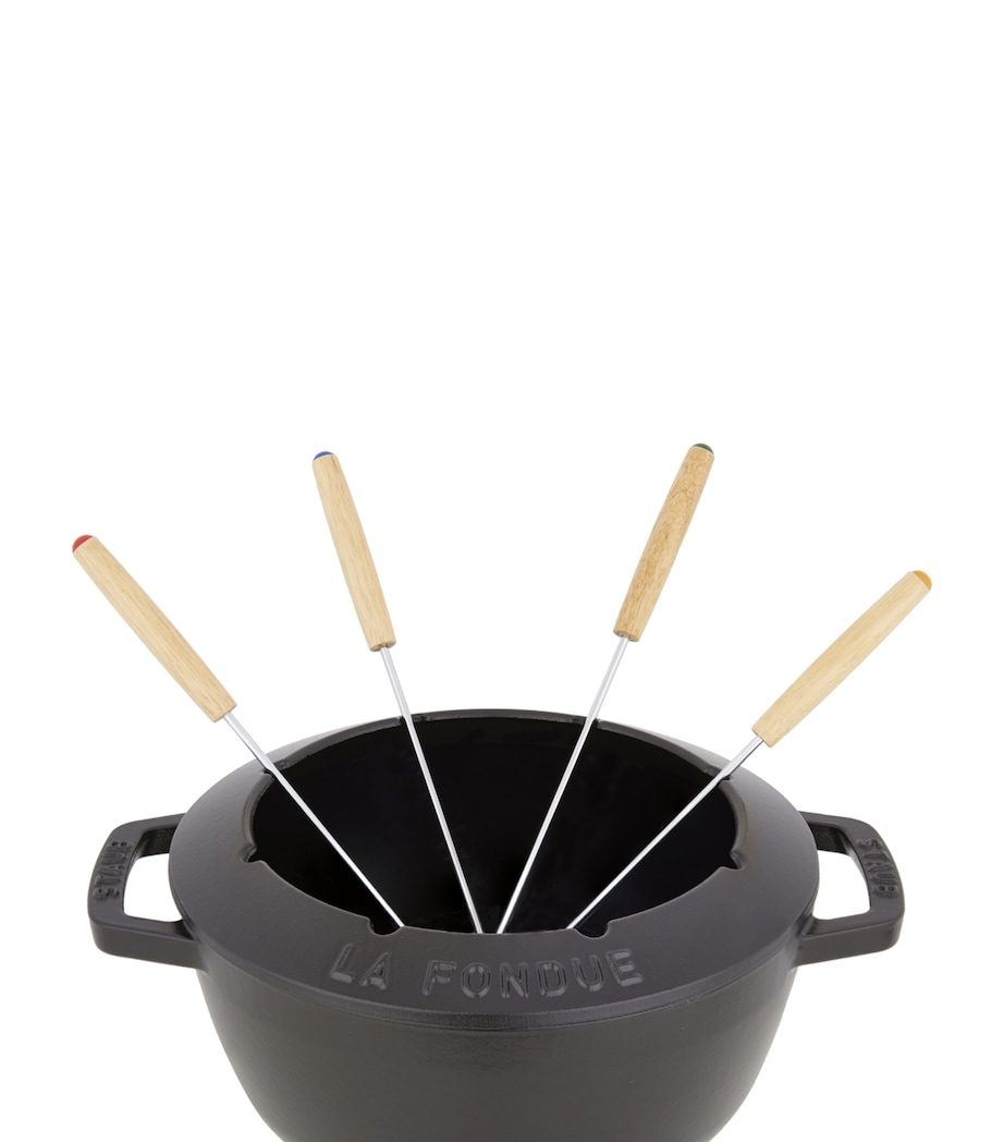 Black Fondue Set (20cm) BLACK Image 2