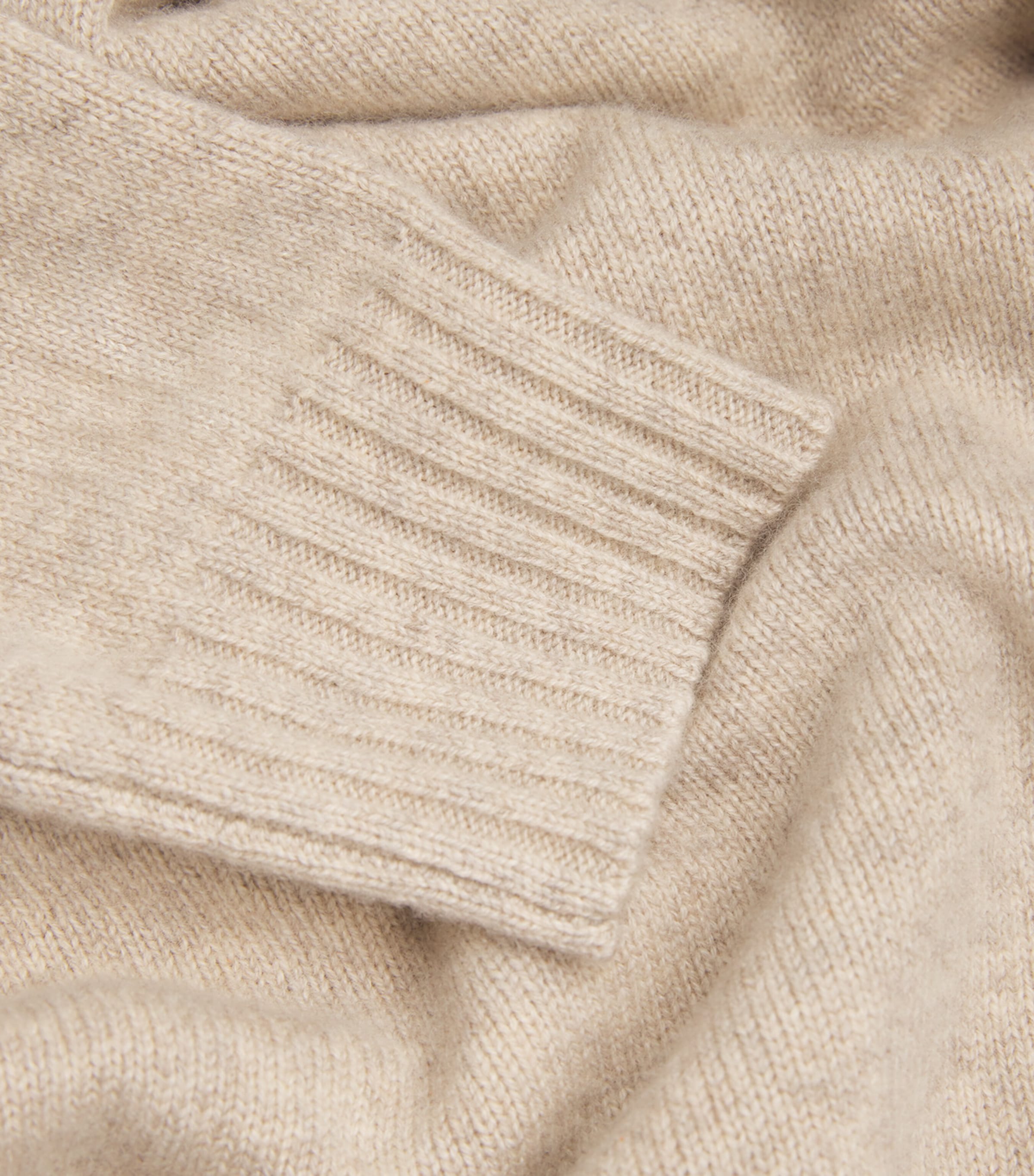 Cashmere Knit Sweater BEIGE Image 5